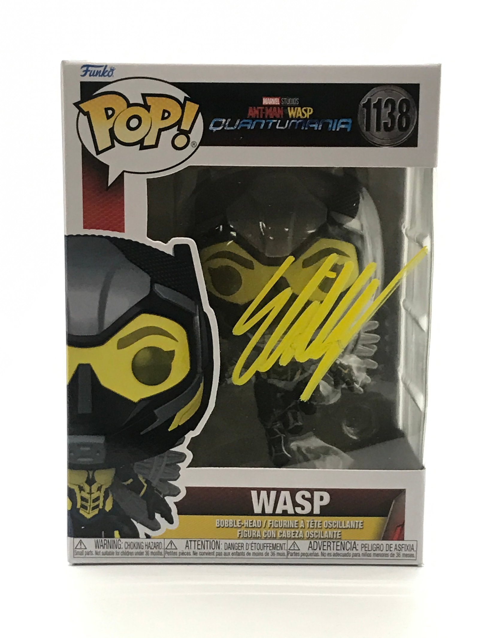 EVANGELINE LILLY SIGNED WASP FUNKO POP - KB COA: Prices are in Canadian dollars