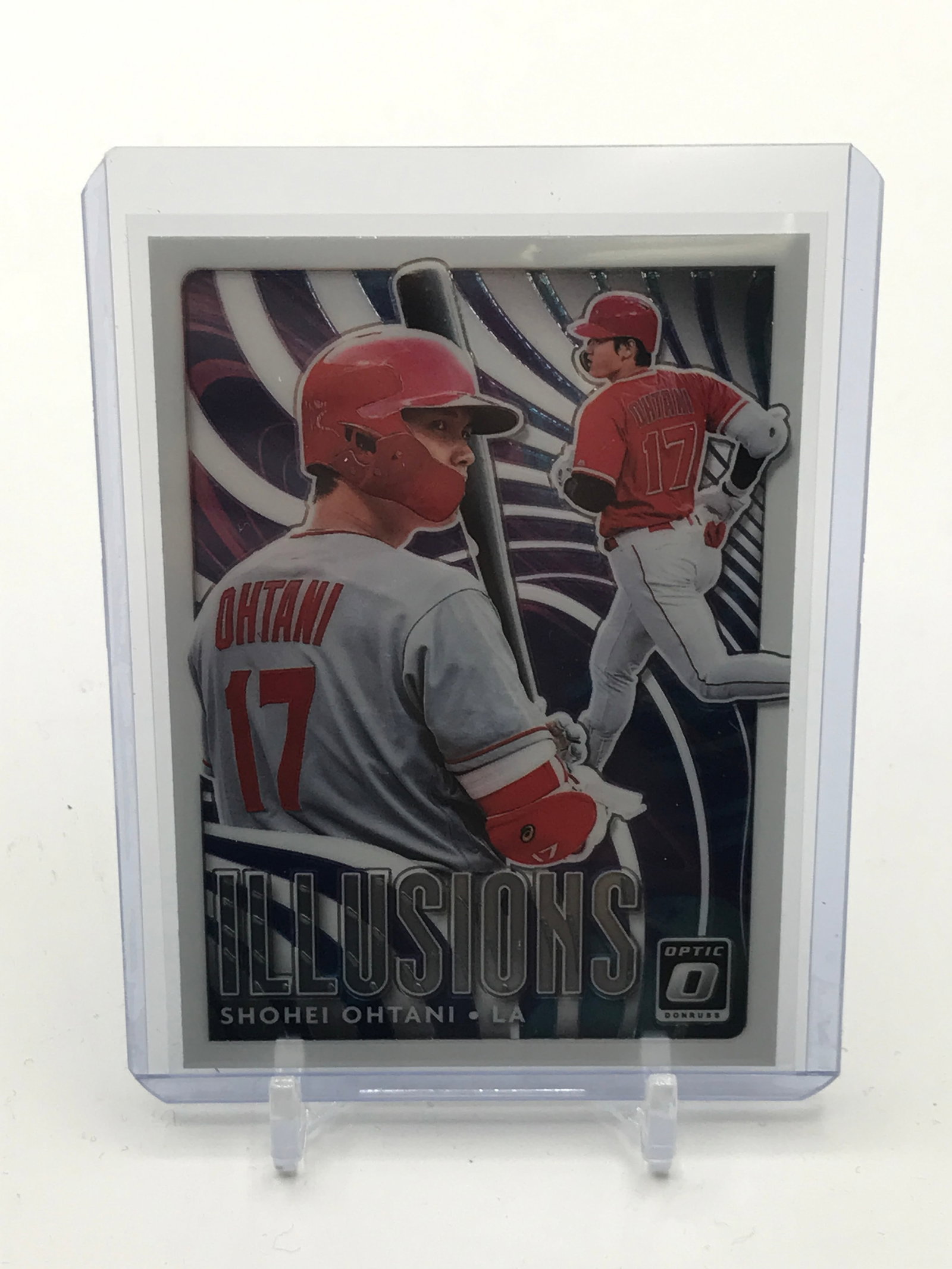 2020 PANINI DONRUSS OPTICAL BASEBALL SHOHEI OHTANI ILLUSIONS TRADING CARD: Prices are in Canadian dollars