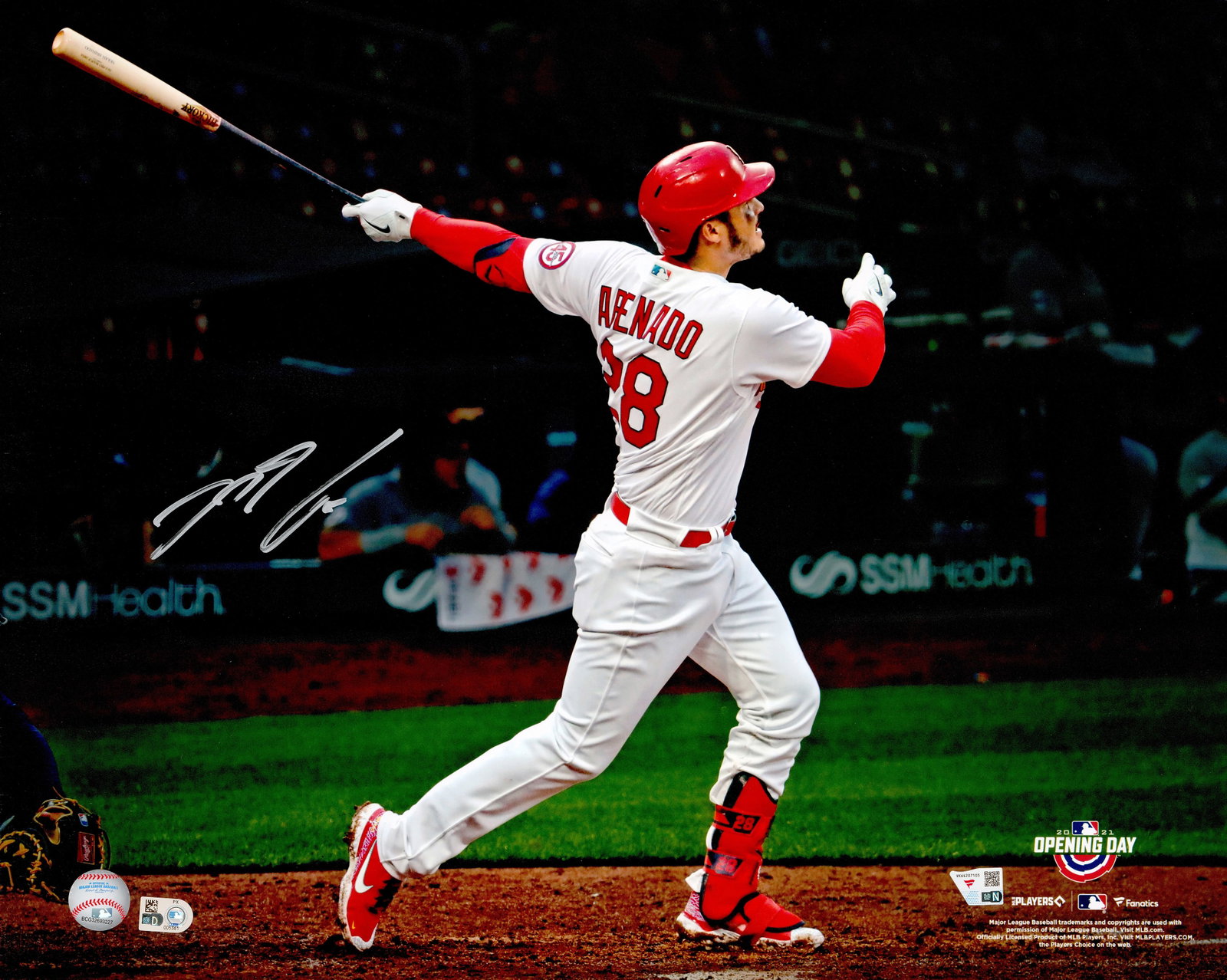 NOLAN ARENADO SIGNED 8X10 - FANATICS COA: Prices are in Canadian dollars