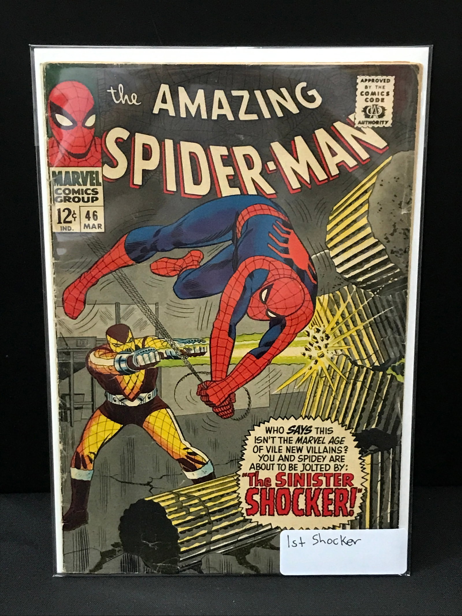 THE AMAZING SPIDERMAN #46 1ST SHOCKER - MARVEL COMICS (1 of 1)