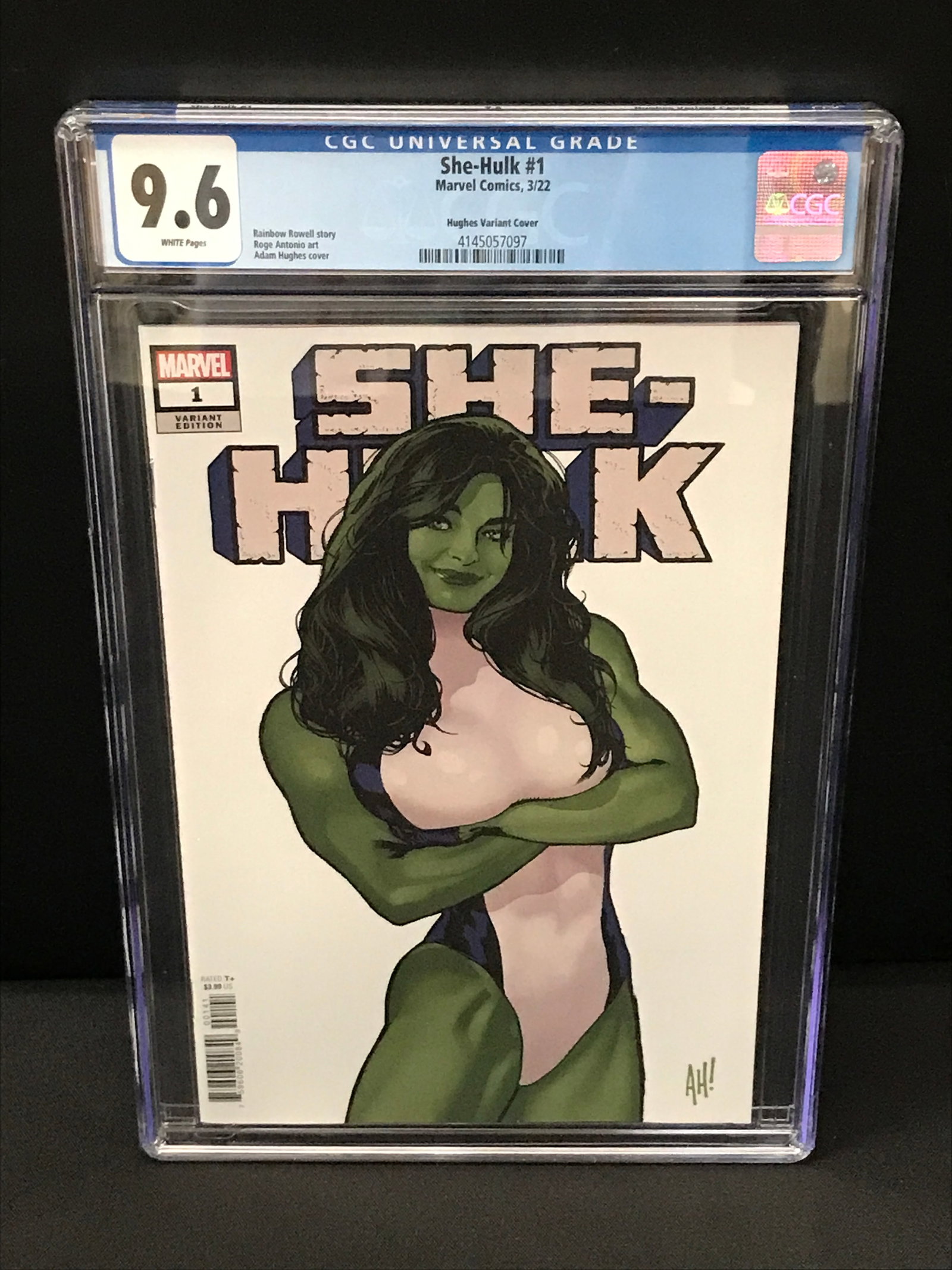 SHE-HULK #1 BY MARVEL COMICS - CGC GRADE 9.6 (1 of 1)
