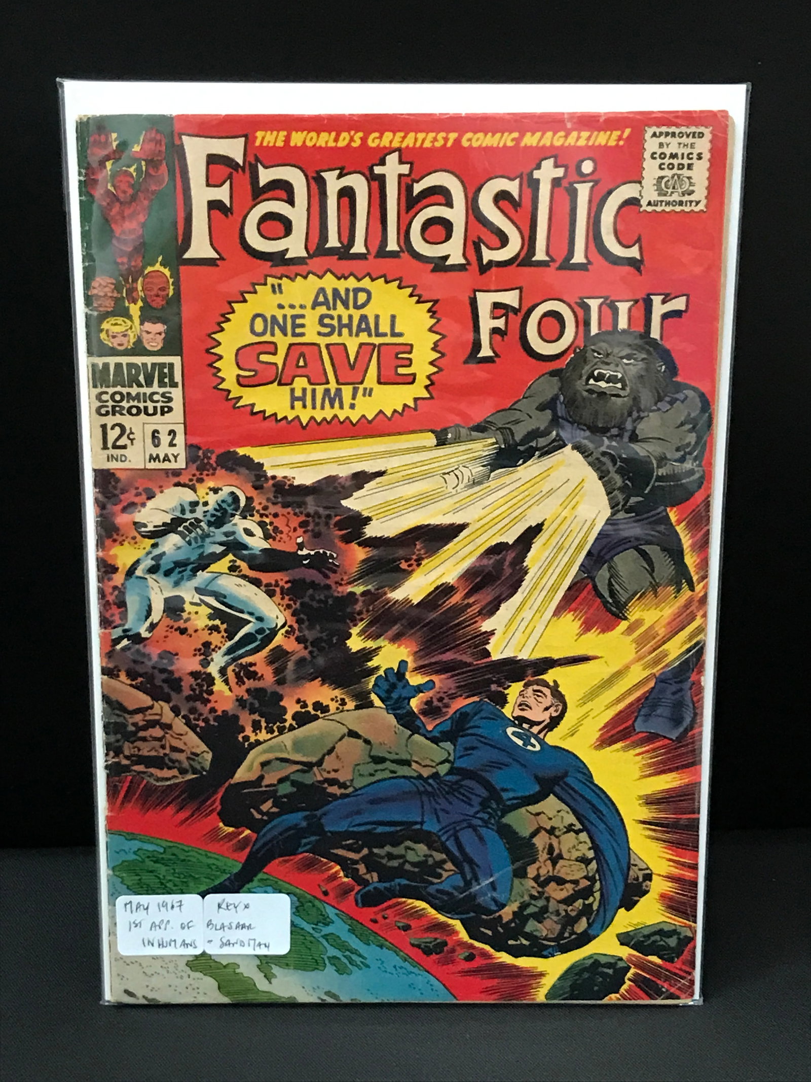 FANTASTIC FOUR #62 (1967) 1ST BLASAAR - MARVEL COMICS (1 of 1)