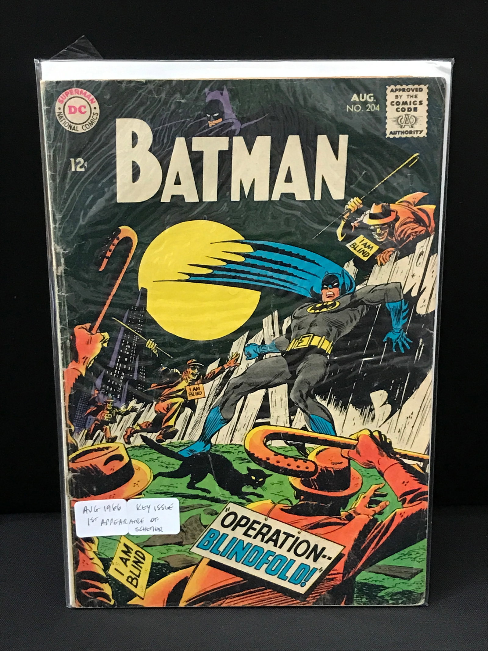 BATMAN #204 (1966) 1ST APP SCHEBER - DC COMICS (1 of 1)
