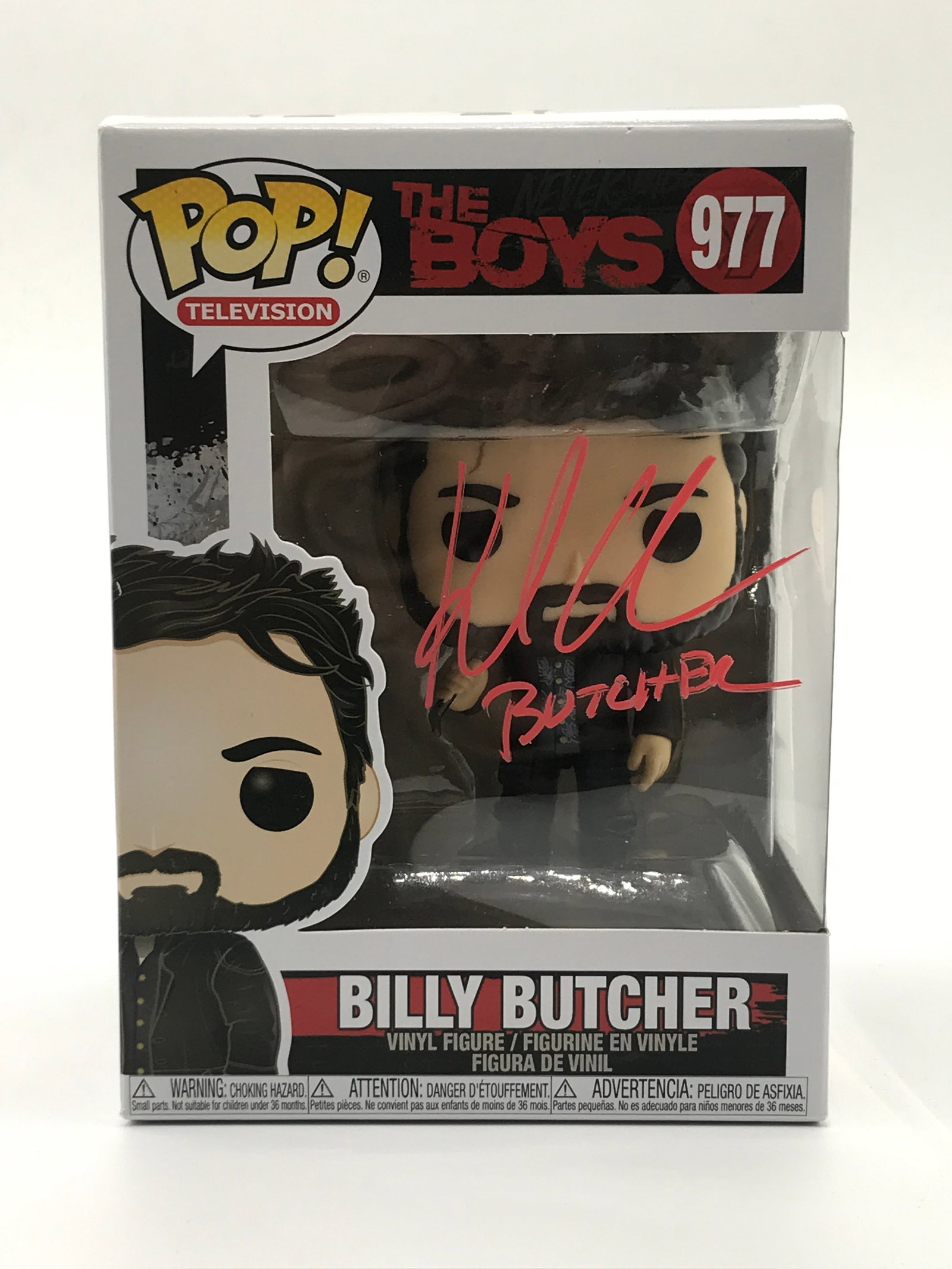 KARL URBAN SIGNED BILLY BUTCHER FUNKO POP - WWOC COA (1 of 2)