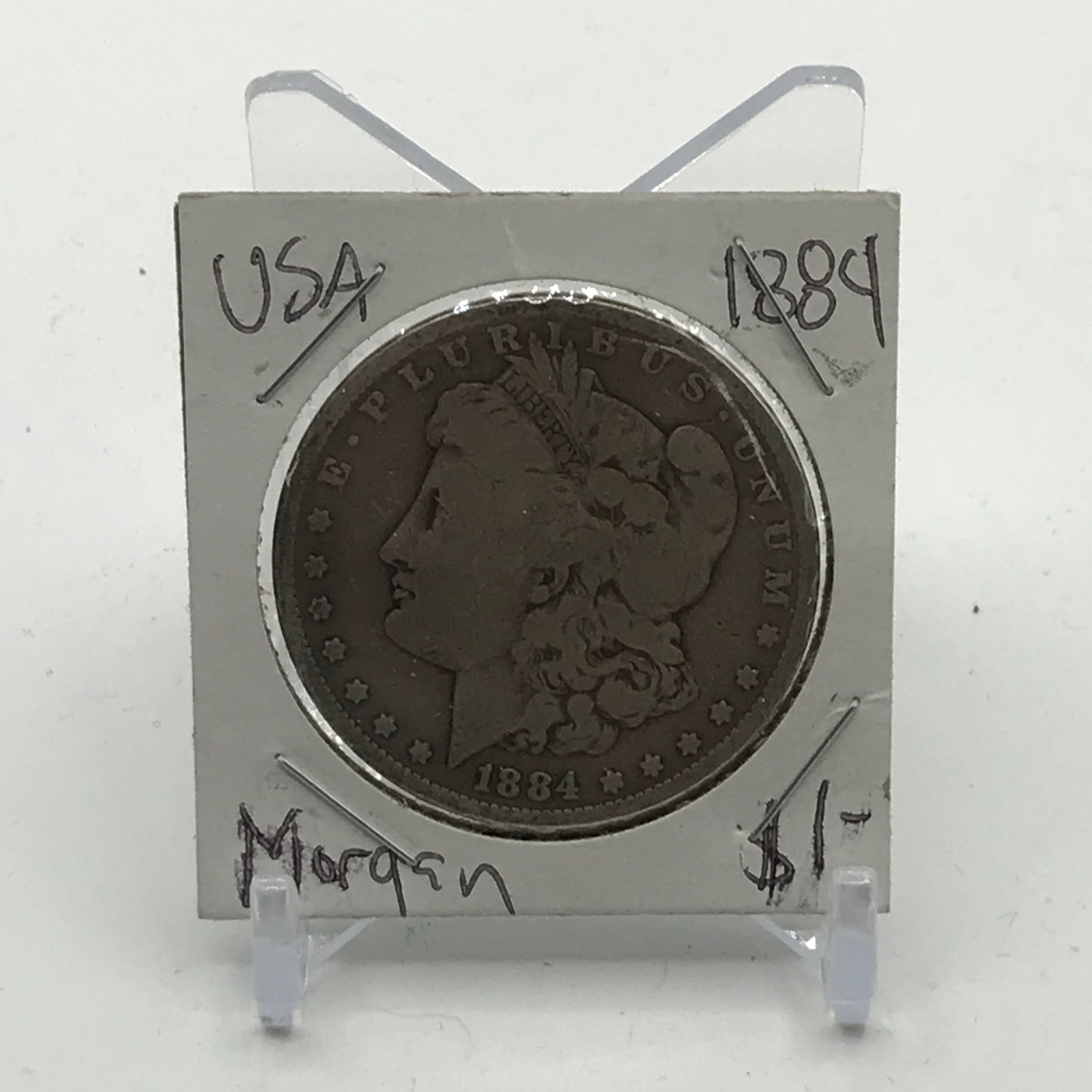 MORGAN SILVER DOLLAR - MINTED IN 1884 (1 of 2)
