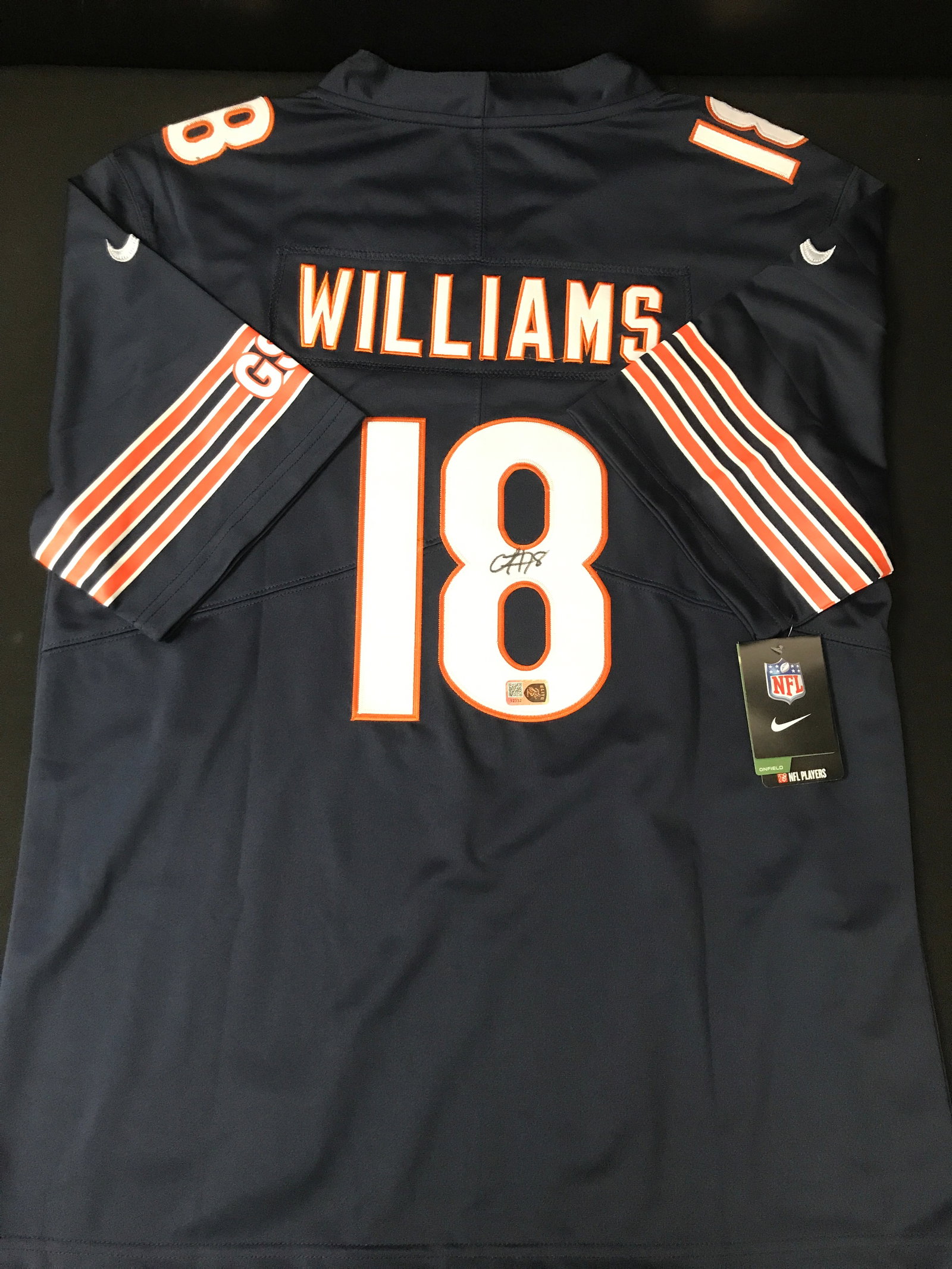 CALEB WILLIAMS SIGNED CUSTOM JERSEY - ELITE SPORTS COA (1 of 3)
