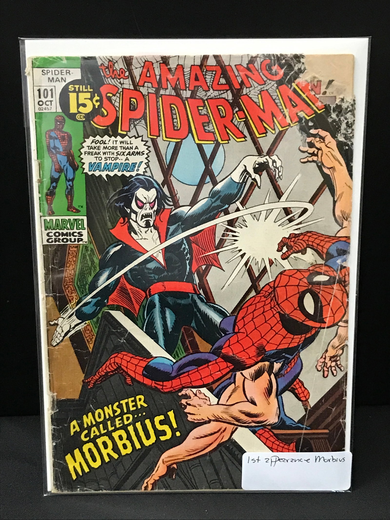 THE AMAZING SPIDERMAN #101 1ST APP MORBIUS - MARVEL COMICS (1 of 1)