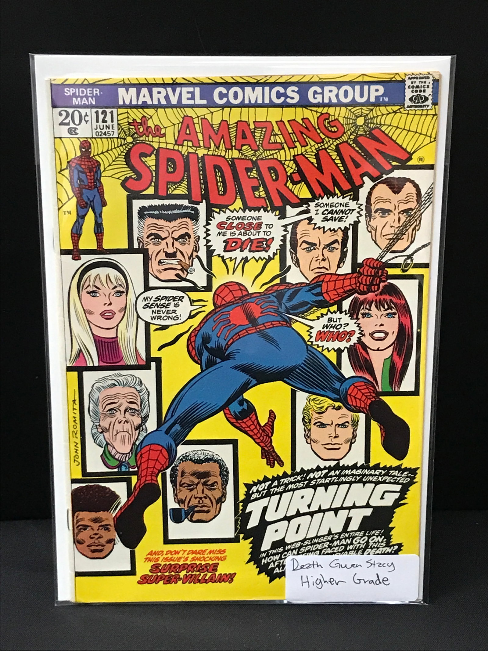 THE AMAZING SPIDERMAN #121 DEATH OF GWEN STACY - MARVEL COMICS: Prices are in Canadian dollars