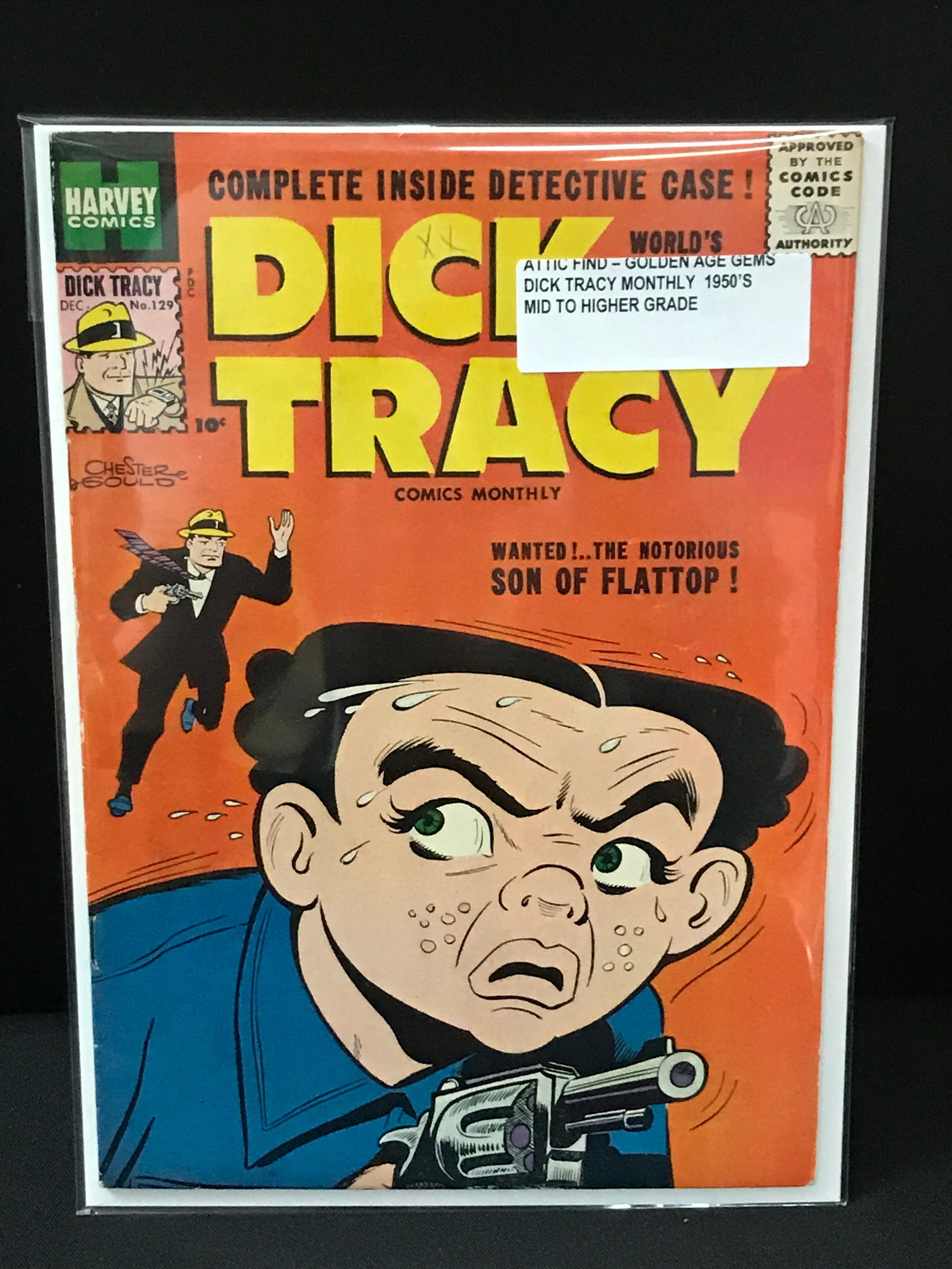 DICK TRACY #129 (1950'S) ATTIC FIND - HARVEY COMICS (1 of 1)