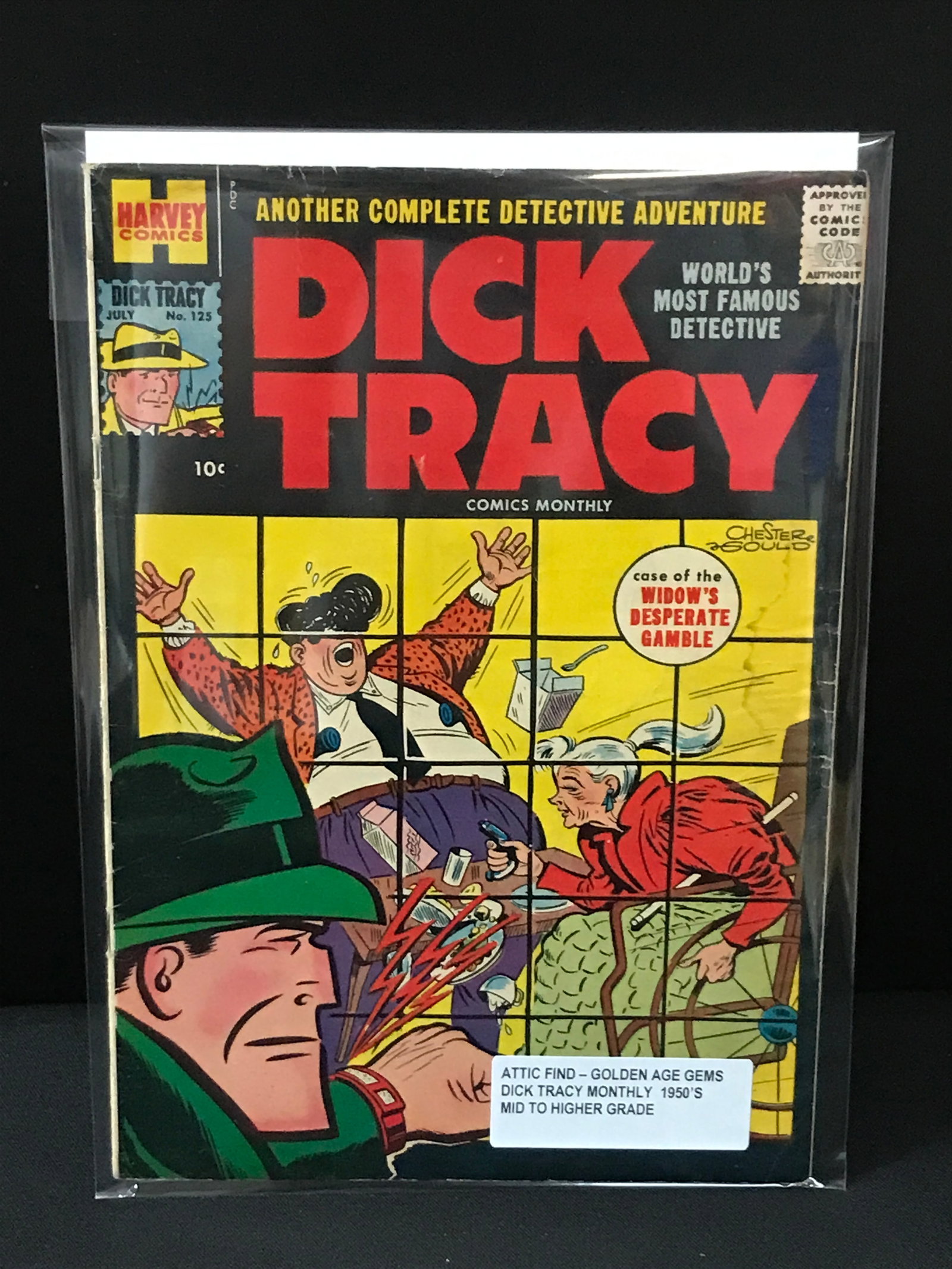 DICK TRACY #125 (1950'S) ATTIC FIND - HARVEY COMICS (1 of 1)
