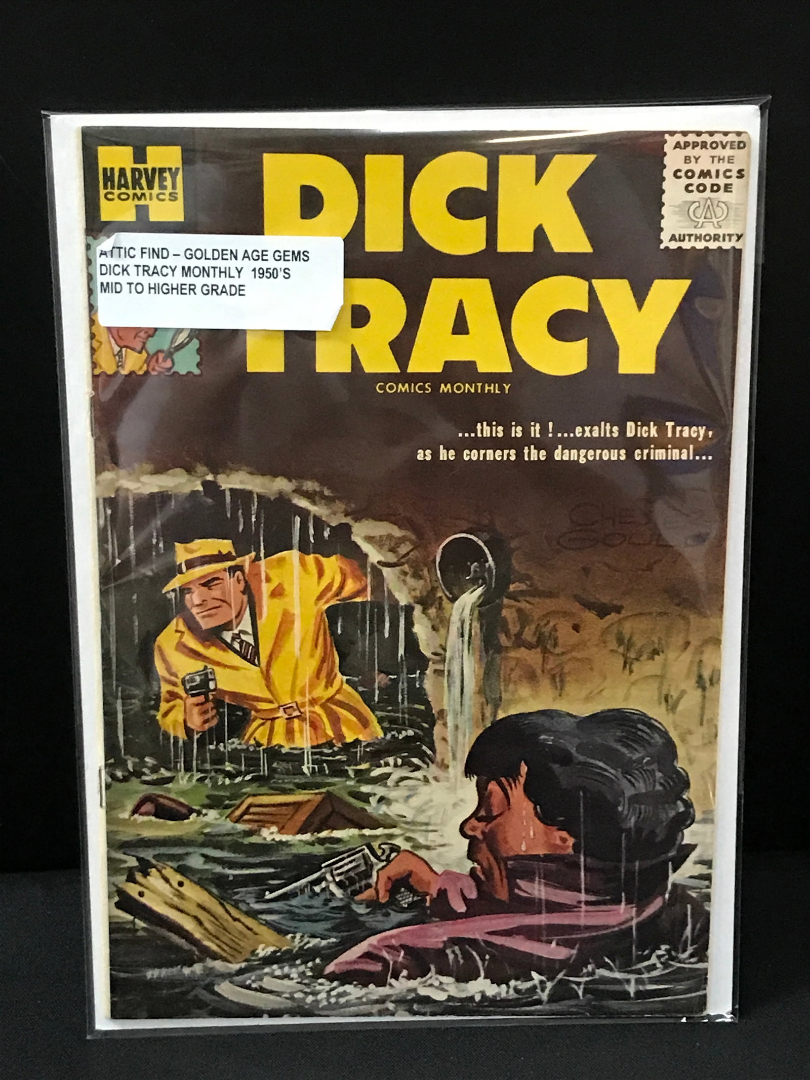 DICK TRACY #112 (1950'S) ATTIC FIND - HARVEY COMICS (1 of 1)
