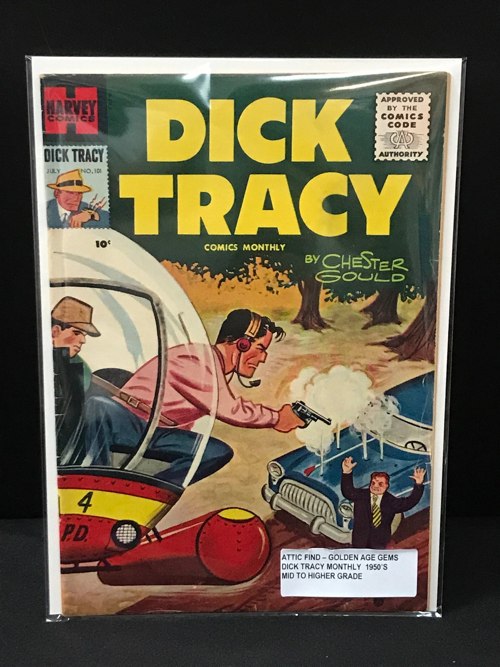 DICK TRACY #101 (1950'S) ATTIC FIND - HARVEY COMICS (1 of 1)