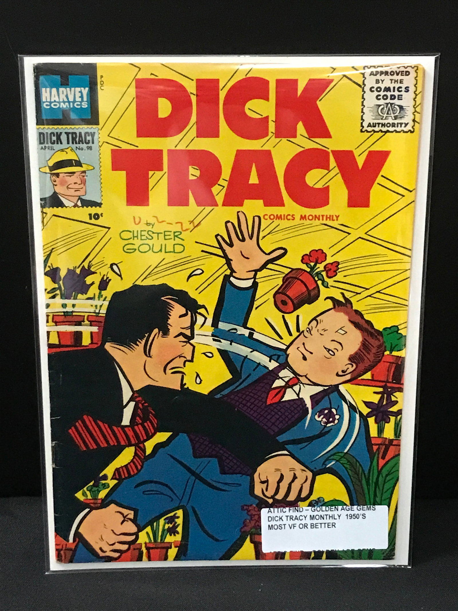 DICK TRACY #98 (1950'S) ATTIC FIND - HARVEY COMICS (1 of 1)