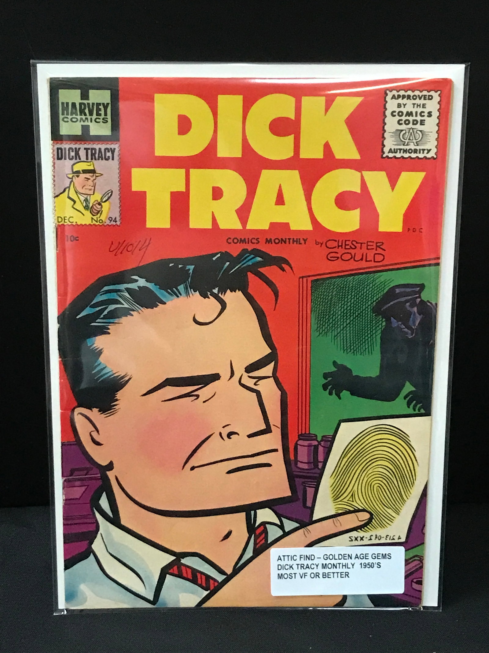 DICK TRACY #94 (1950'S) ATTIC FIND - HARVEY COMICS (1 of 1)