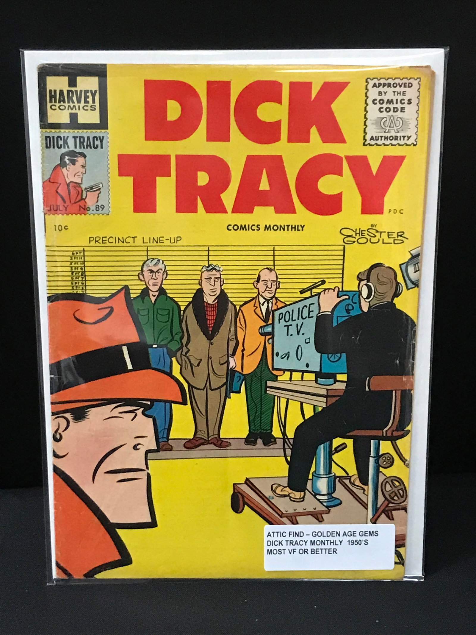 DICK TRACY #89 (1950'S) ATTIC FIND - HARVEY COMICS (1 of 1)