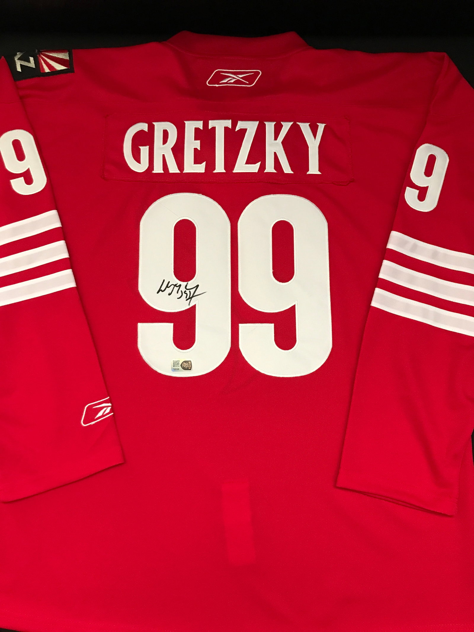 WAYNE GRETZKY SIGNED ARIZONA CAYOTES CUSTOM JERSEY - ELITE SPORTS COA: Prices are in Canadian dollars
