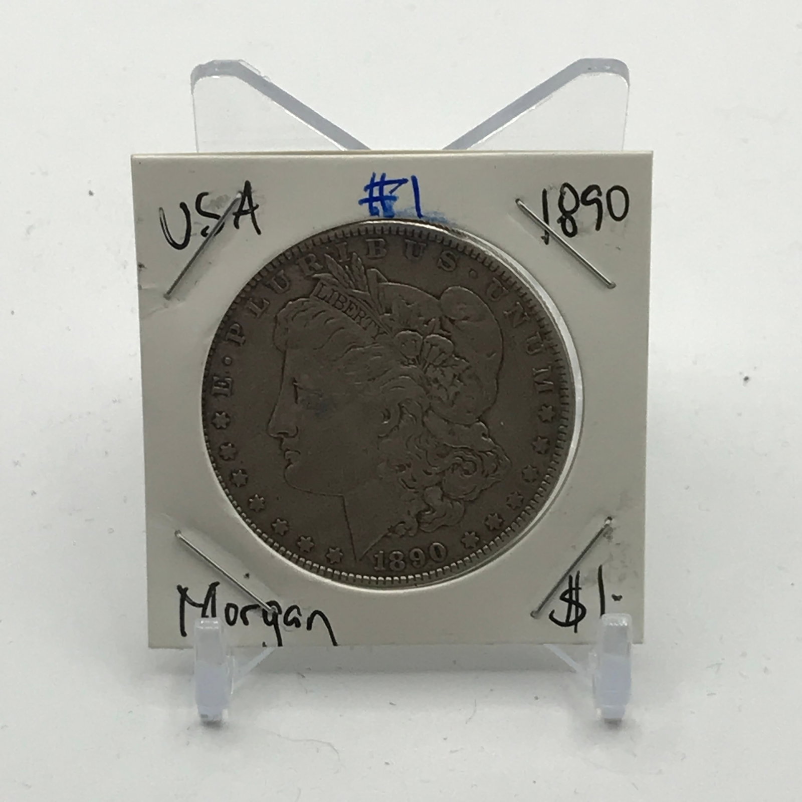 MORGAN SILVER DOLLAR - MINTED IN 1890 (1 of 2)