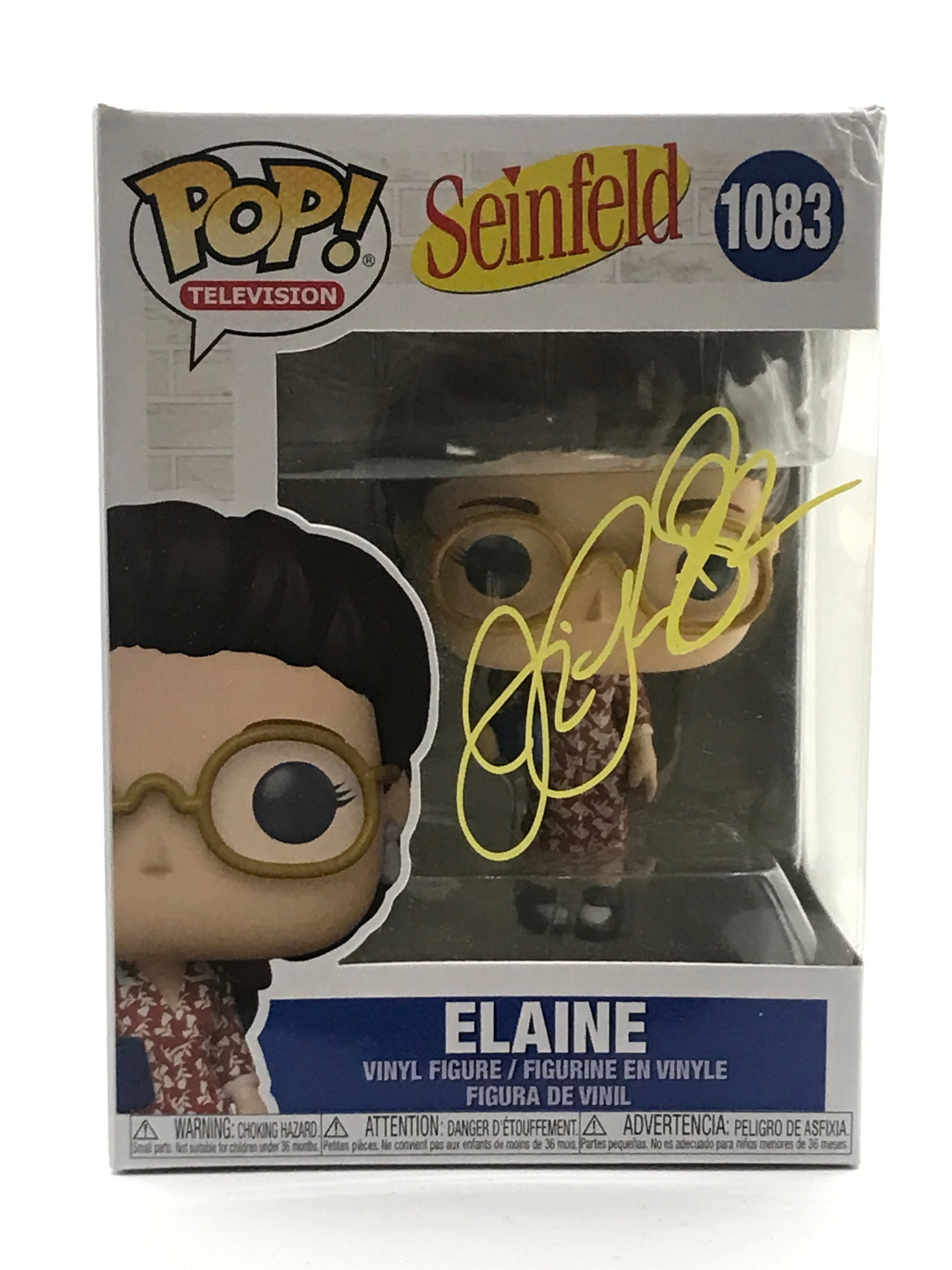 JULIA LOUIS DREYFUSS SIGNED ELAINE SEINFELD FUNKO POP - KB COA (1 of 2)