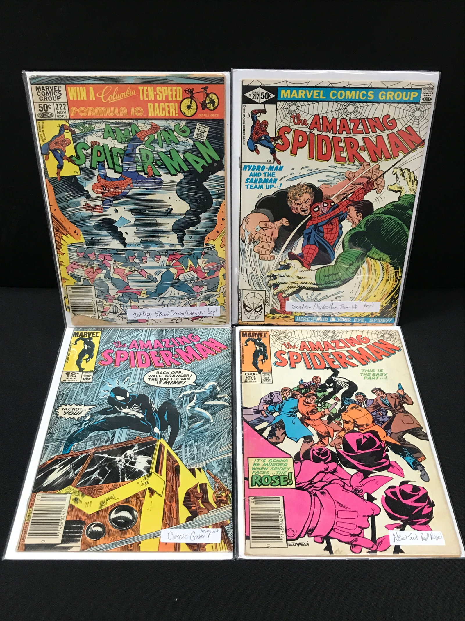 LOT OF 4 AMAZING SPIDERMAN COMICS - MARVEL COMICS (1 of 1)