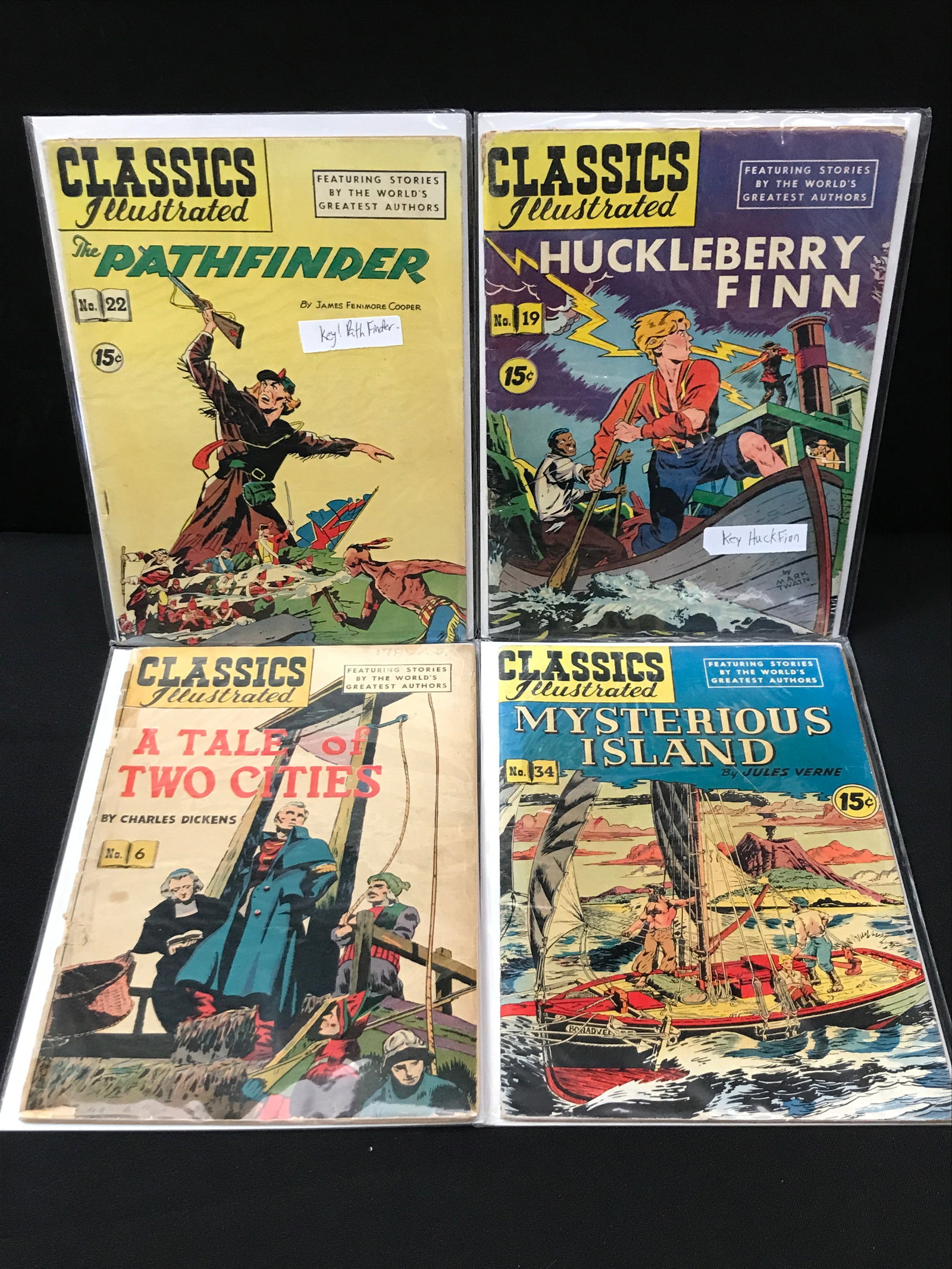 LOT OF 4 CLASSICS ILLUSTRATED COMICS (1 of 1)