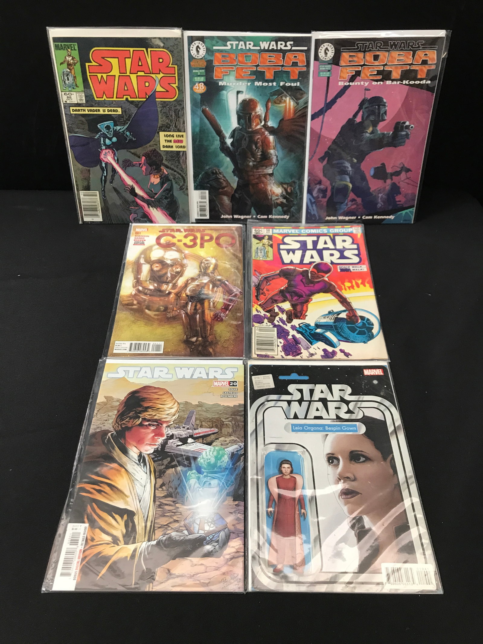 LOT OF 7 STAR WARS COMICS - MARVEL COMICS (1 of 1)