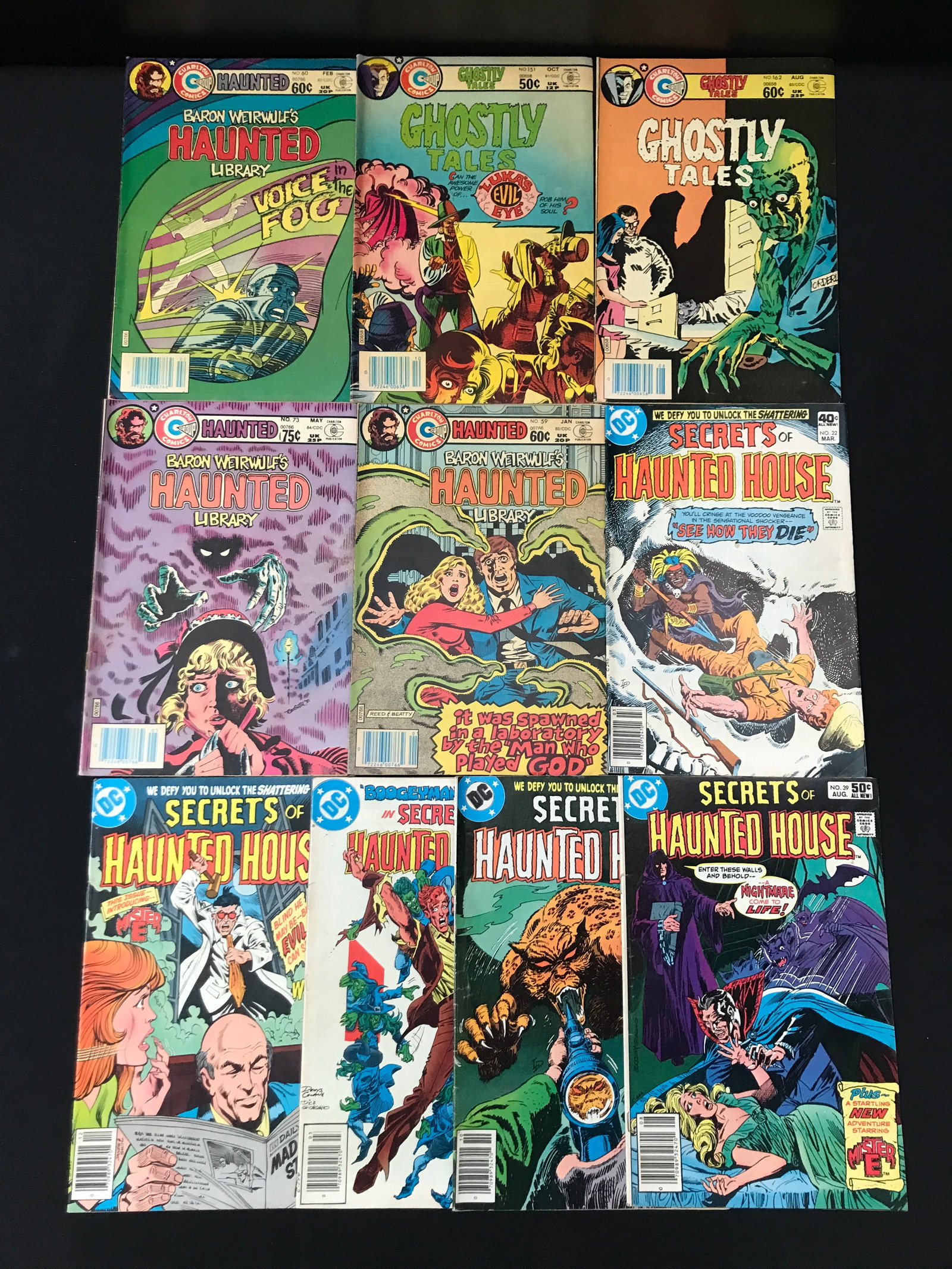 LOT OF 10 MIXED TITLE HAUNTING BASED COMICS - VARIOUS PUBLISHERS (1 of 1)
