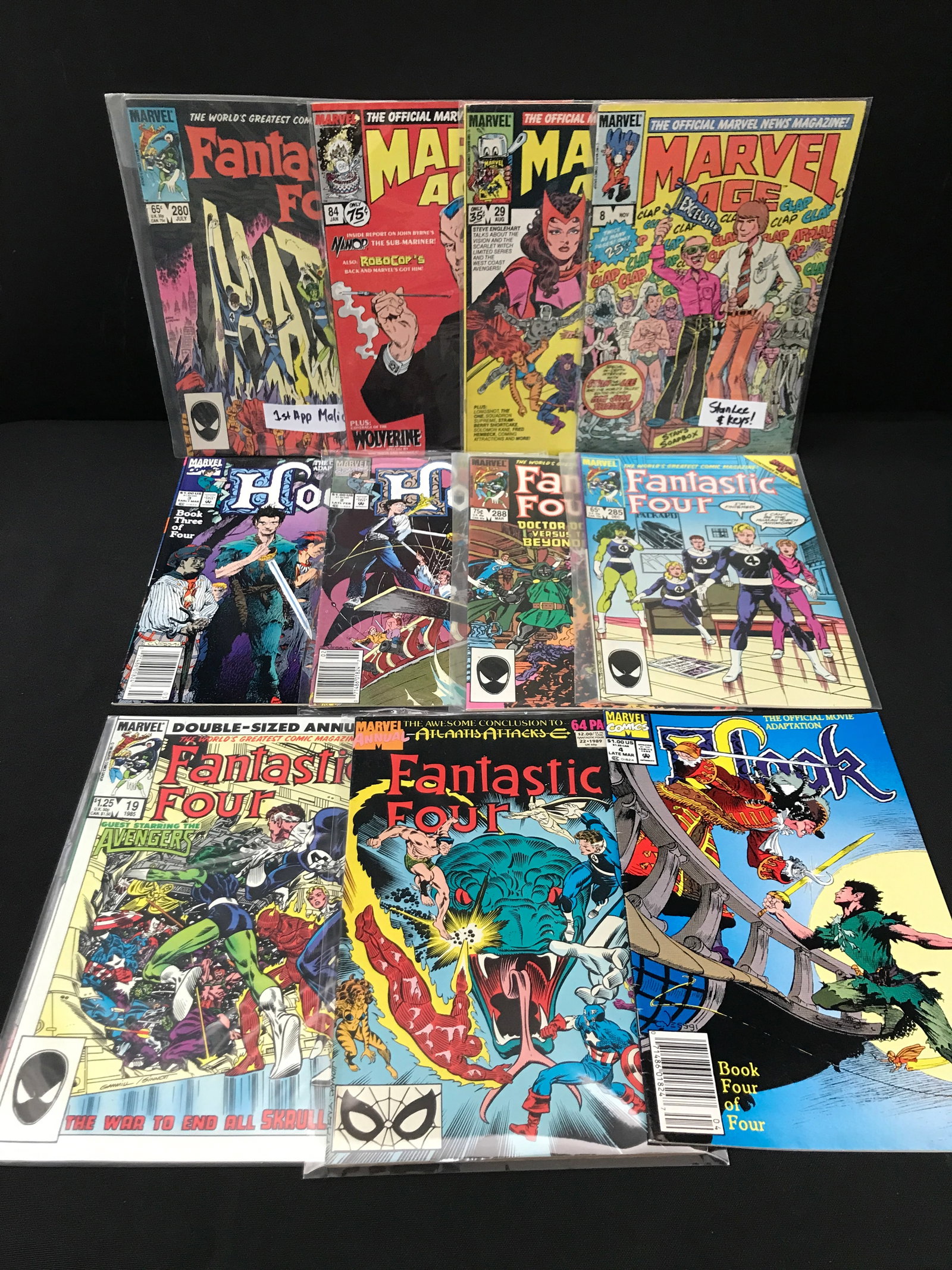 LOT OF 11 MIXED TITLE COMICS - MARVEL COMICS: Prices are in Canadian dollars