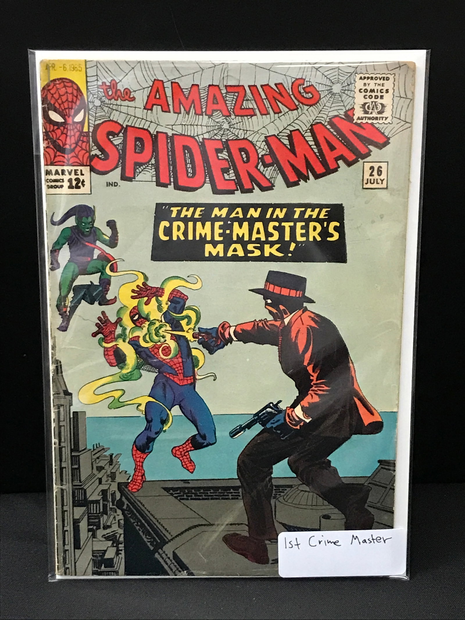 THE AMAZING SPIDERMAN #26 1ST CRIME MASTER - MARVEL COMICS (1 of 1)