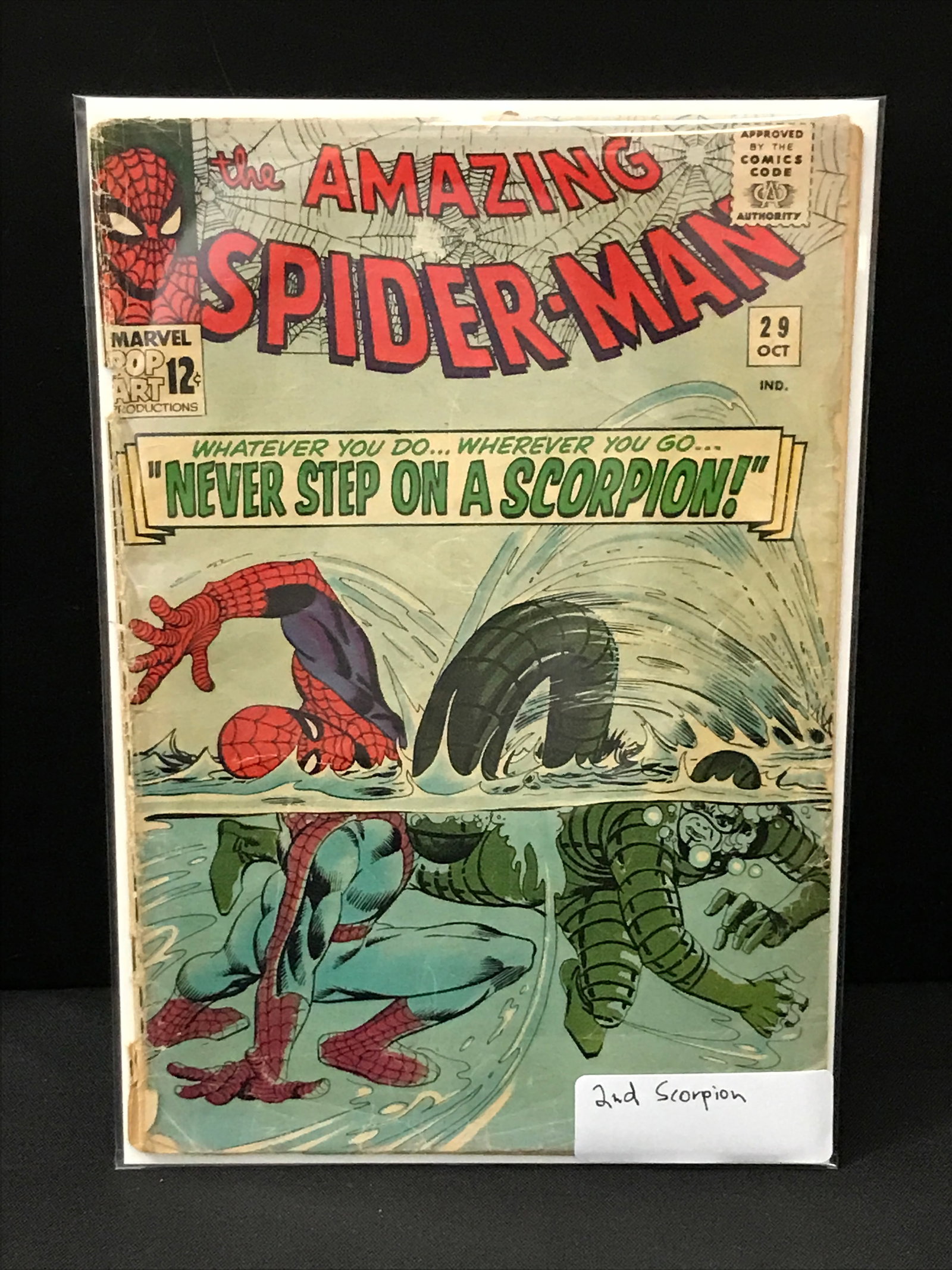 THE AMAZING SPIDERMAN #29 2ND SCORPION - MARVEL COMICS (1 of 1)