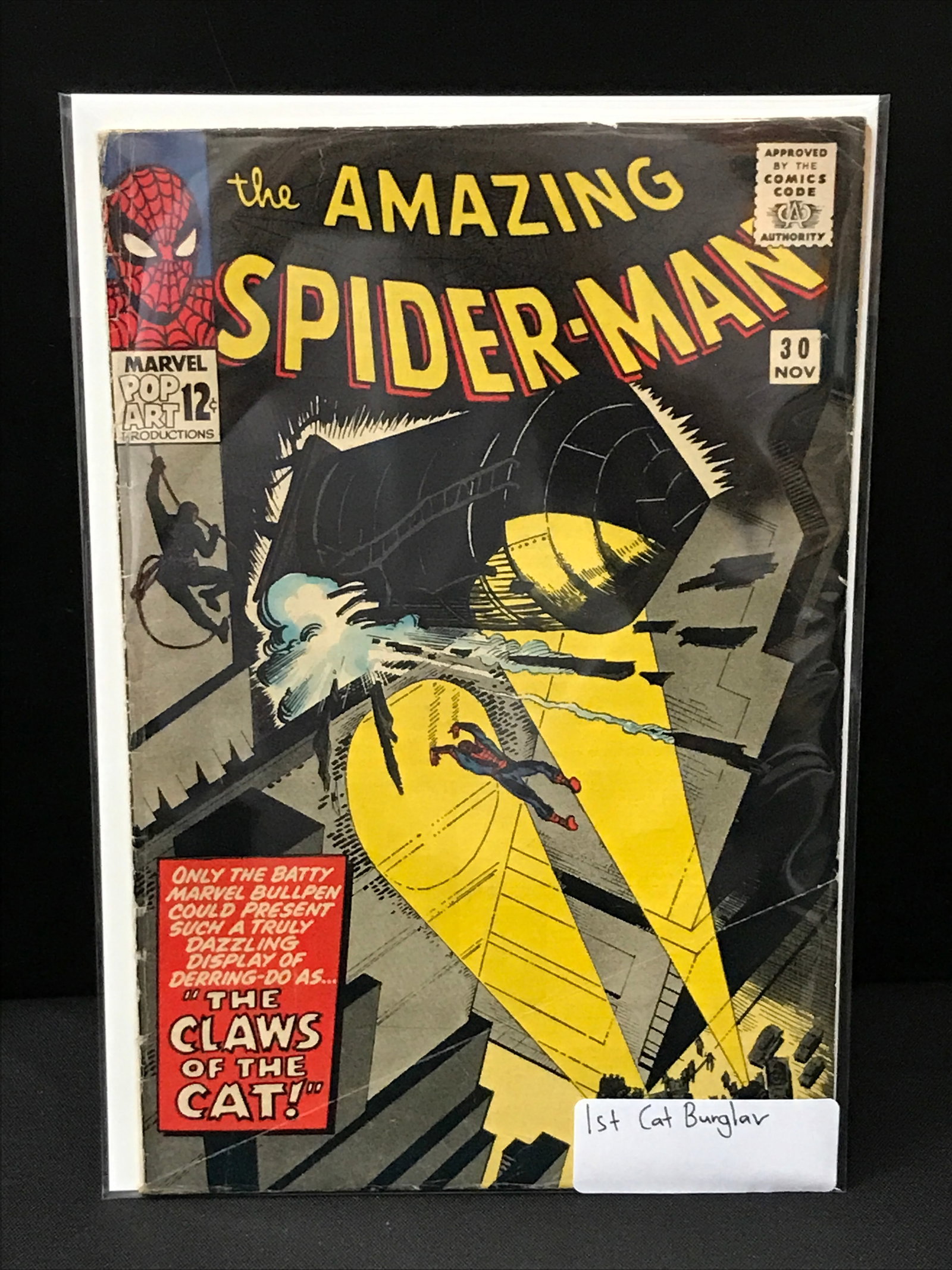 THE AMAZING SPIDERMAN #30 1ST CAT BURGLAR - MARVEL COMICS (1 of 1)