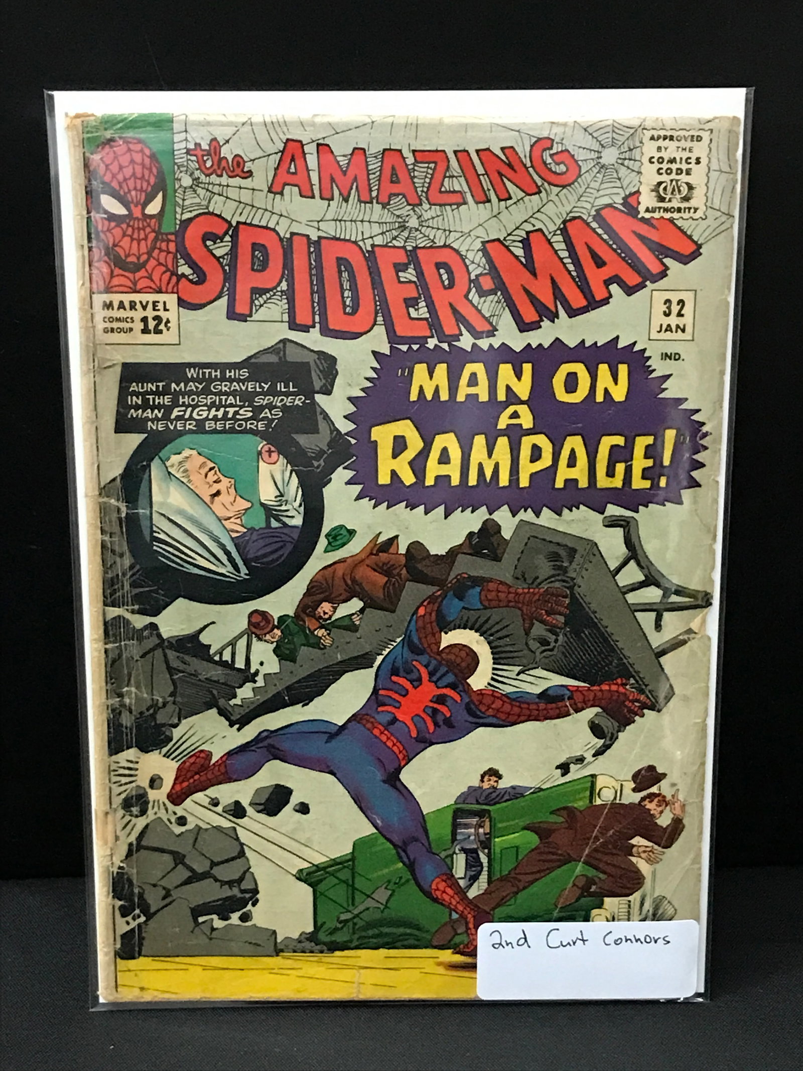 THE AMAZING SPIDERMAN #32 2ND CURT CONNORS - MARVEL COMICS (1 of 1)
