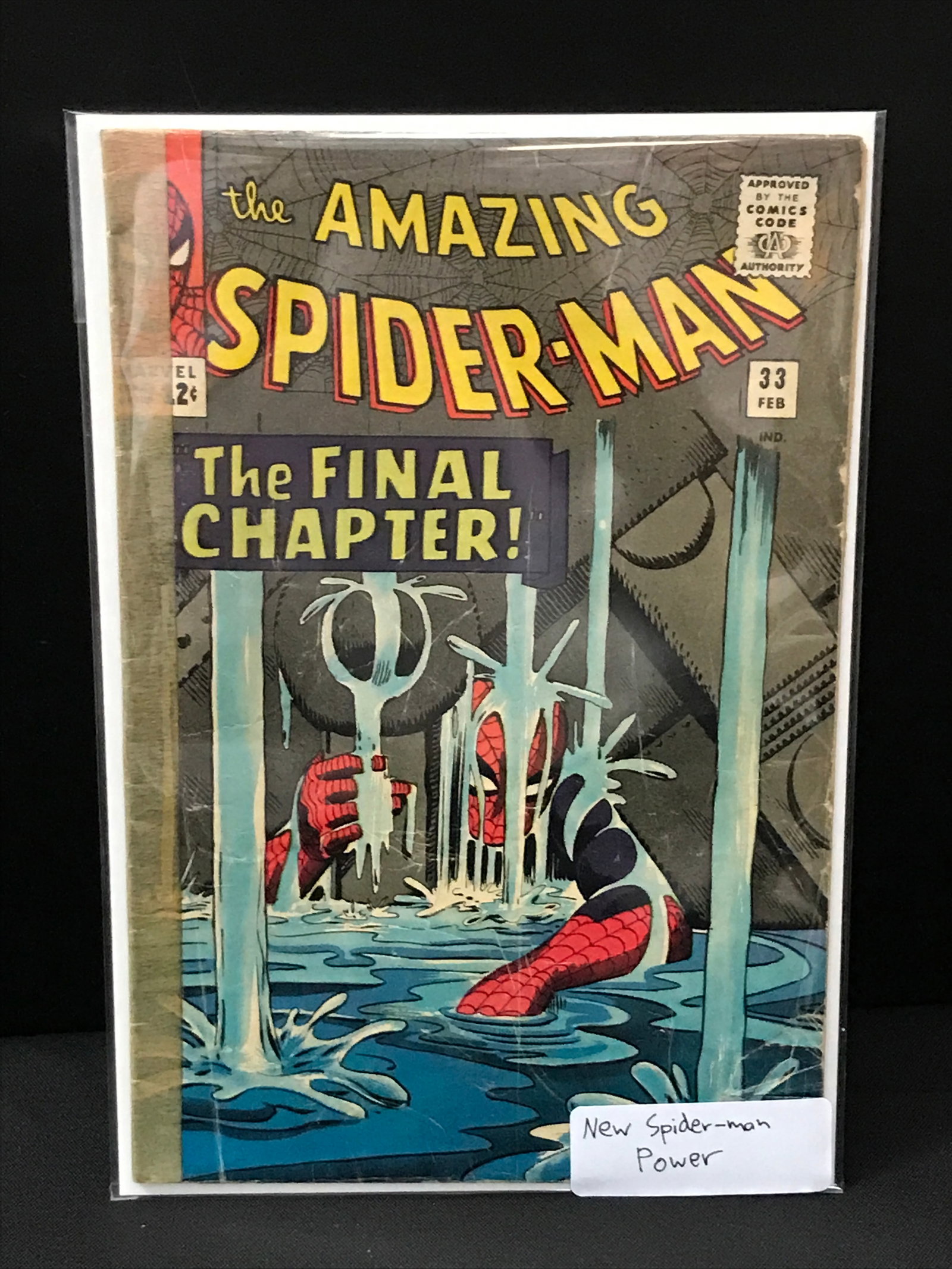 THE AMAZING SPIDERMAN #33 NEW SPIDERMAN POWER - MARVEL COMICS (1 of 1)