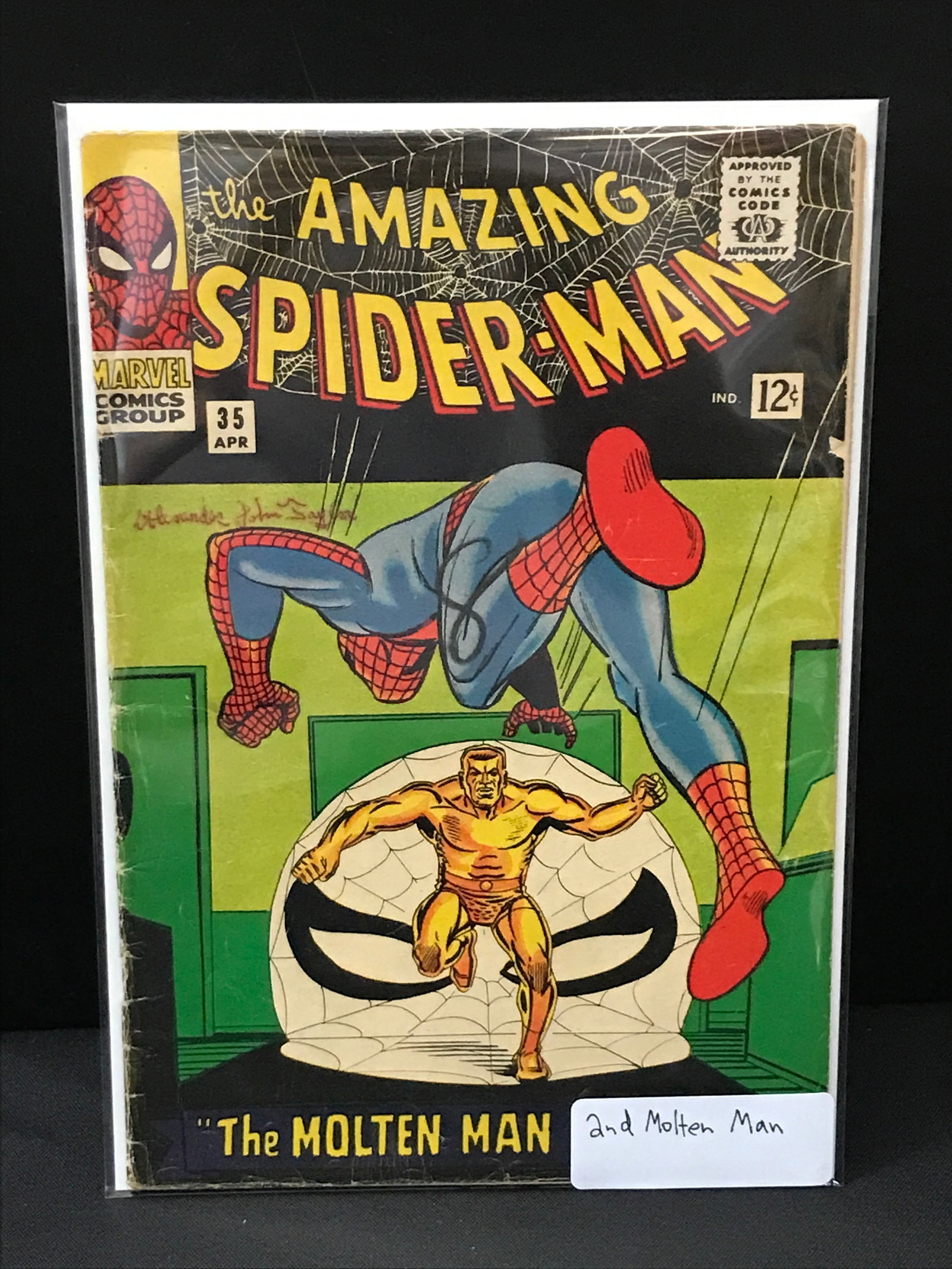 THE AMAZING SPIDERMAN #35 2ND MOLTEN MAN - MARVEL COMICS (1 of 1)