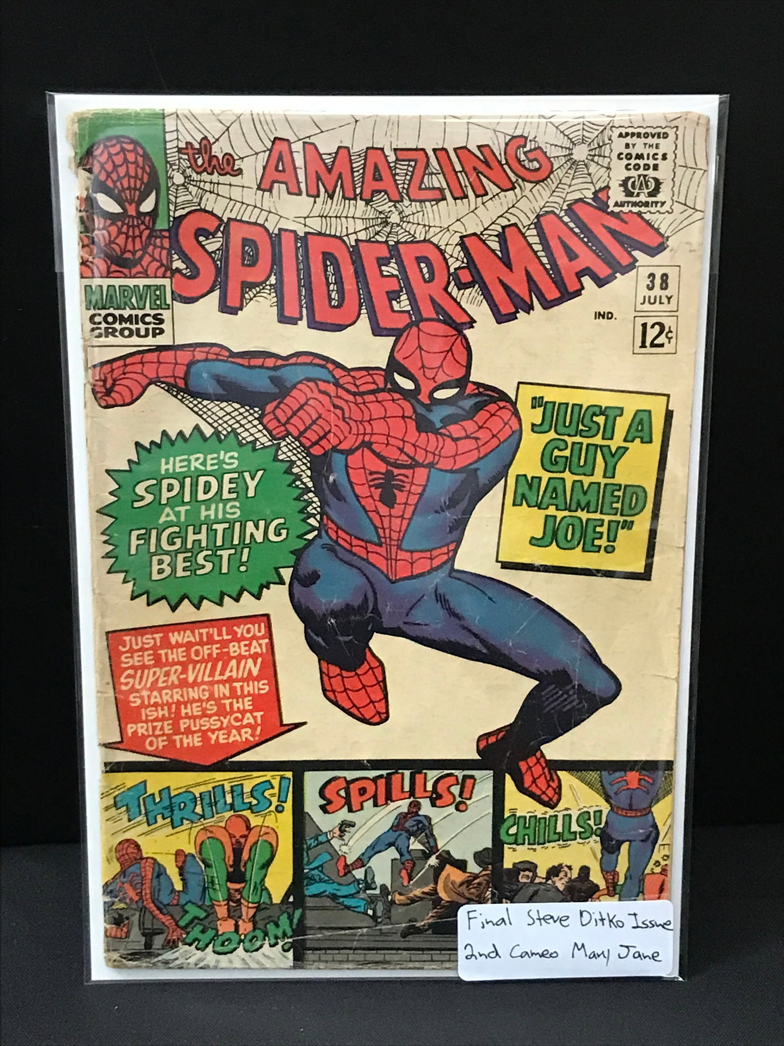 THE AMAZING SPIDERMAN #38 2ND MARY JANE CAMEO - MARVEL COMICS (1 of 1)