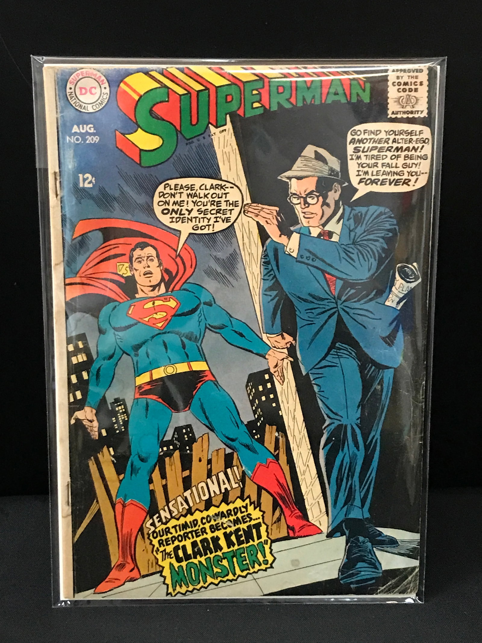 SUPERMAN #209 - DC COMICS (1 of 1)