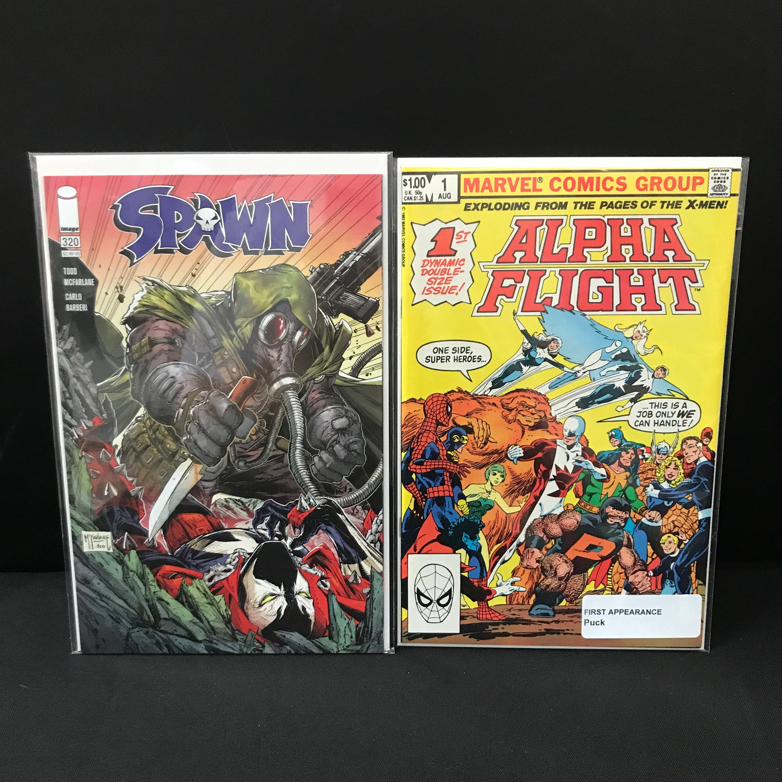 LOT OF 2 COMICS - INCLUDING ALPHA FLIGHT #1 - MARVEL & IMAGE (1 of 1)