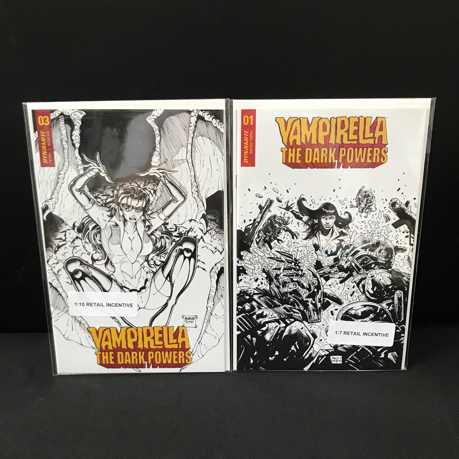 LOT OF 2 VAMPIRELLA COMICS INCLUDING #1 - DYNAMITE COMICS (1 of 1)