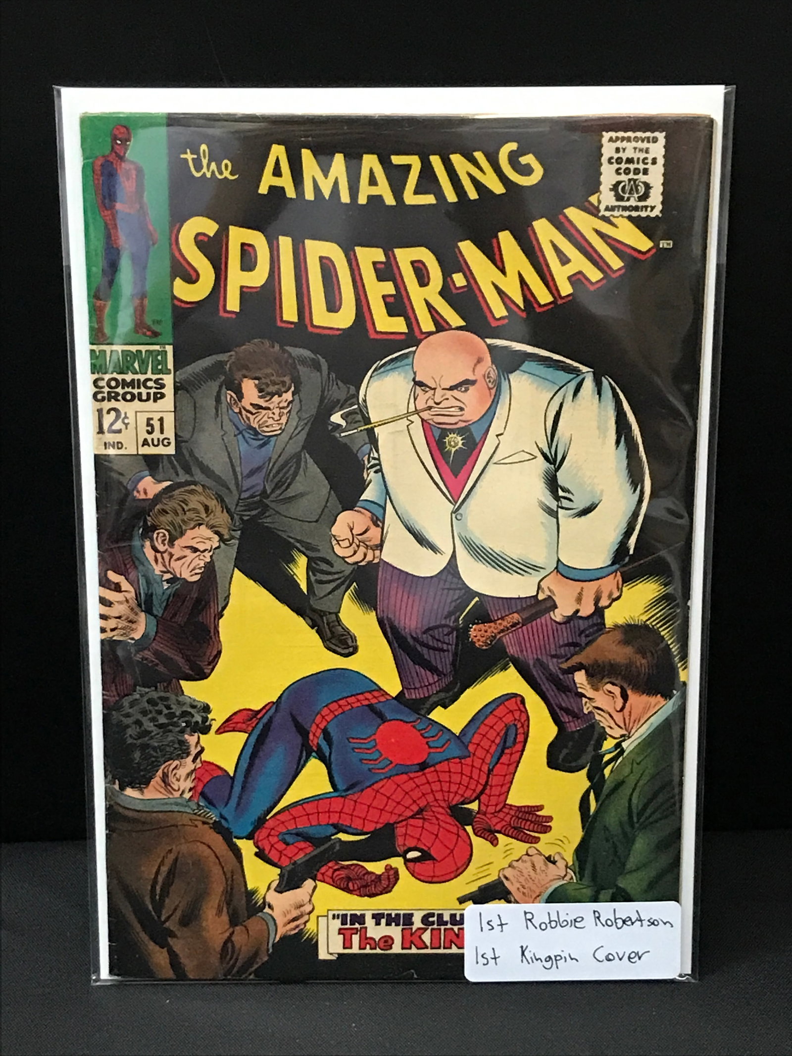 THE AMAZING SPIDERMAN #51 1ST ROBBIE ROBERTSON - MARVEL COMICS (1 of 1)