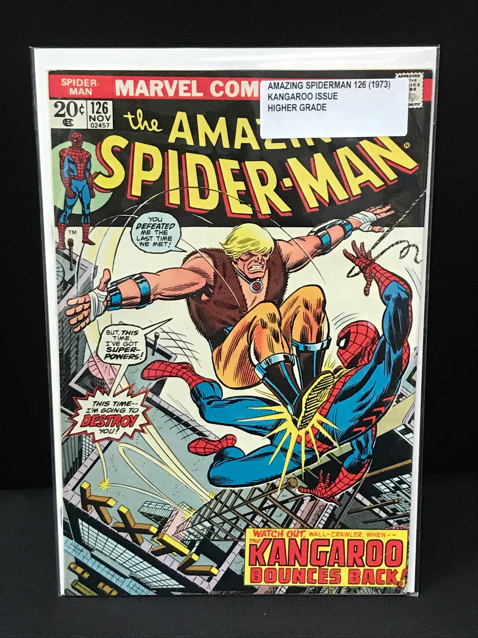 THE AMAZING SPIDERMAN #126 (1973) - MARVEL COMICS (1 of 1)