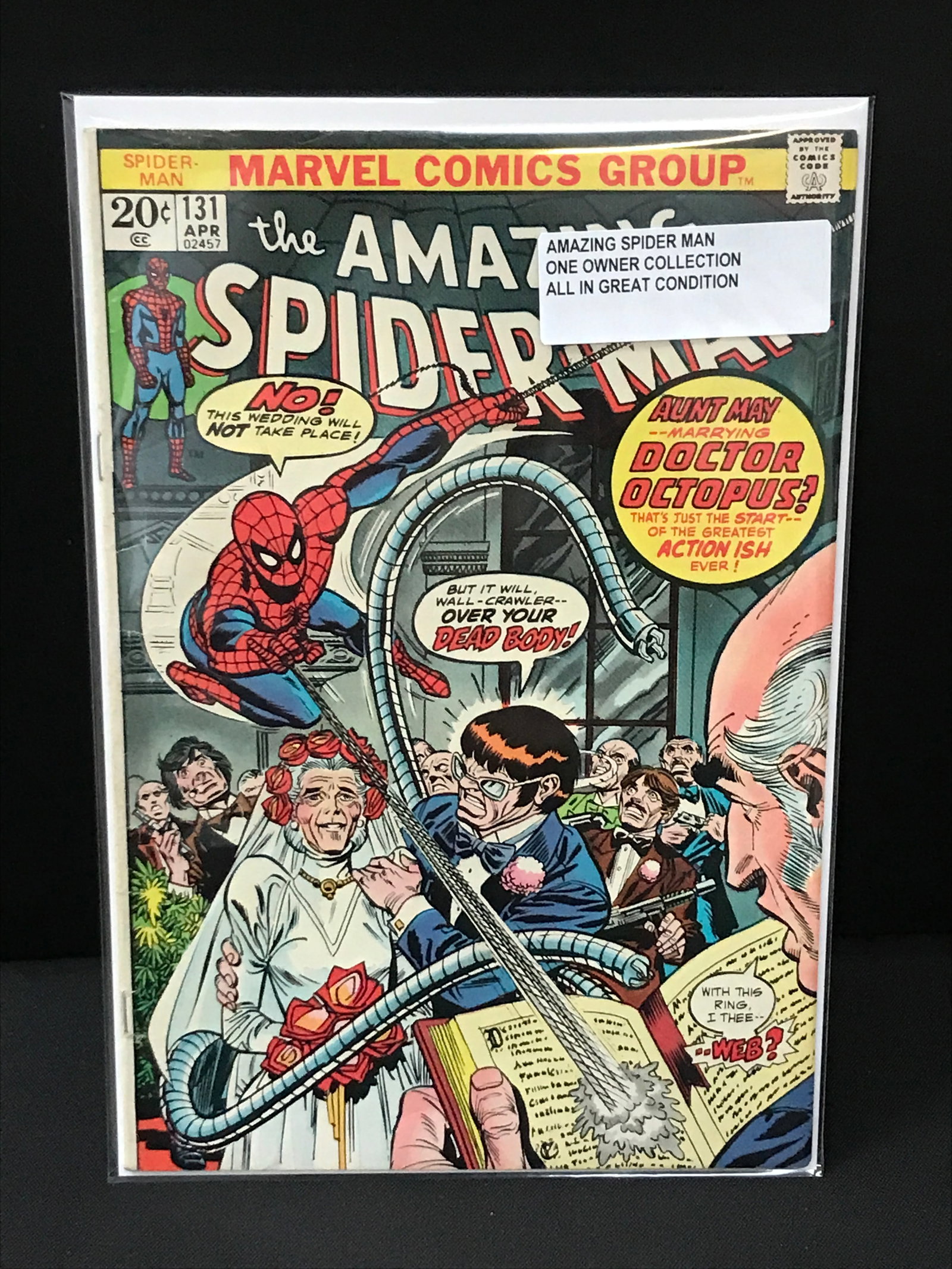 THE AMAZING SPIDERMAN #131 ONE OWNER COLLECTION - MARVEL COMICS (1 of 1)
