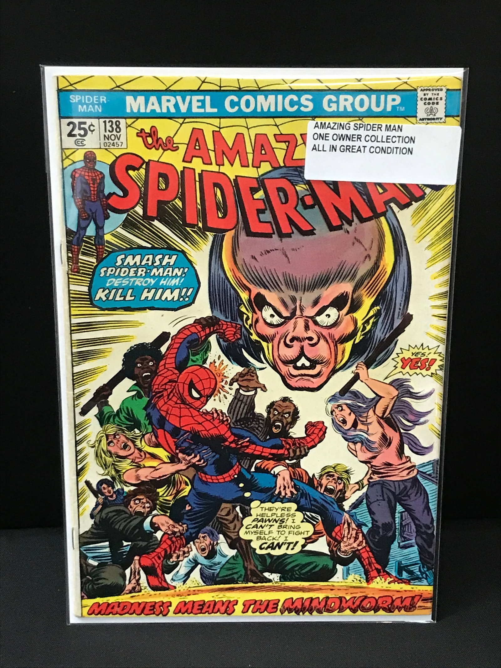 THE AMAZING SPIDERMAN #138 ONE OWNER COLLECTION - MARVEL COMICS (1 of 1)
