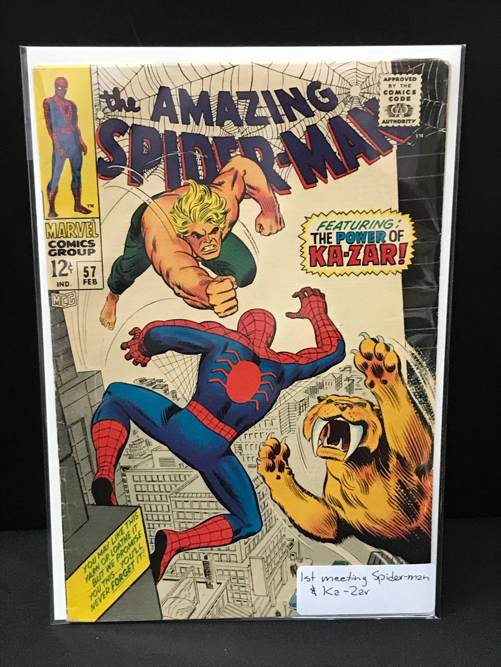 THE AMAZING SPIDERMAN #57 - MARVEL COMICS: Prices are in Canadian dollars