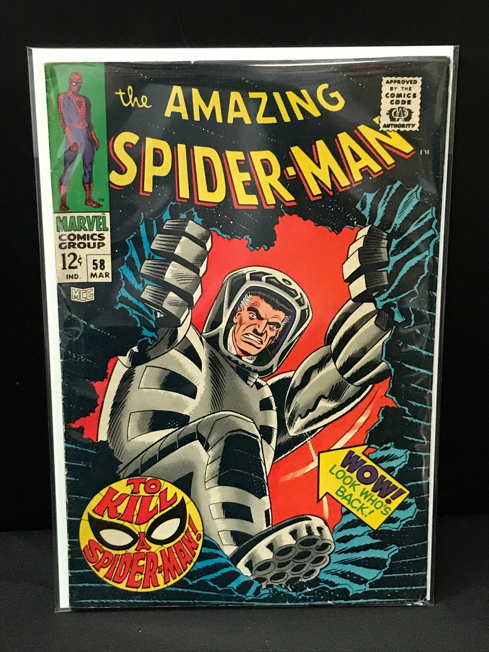 THE AMAZING SPIDERMAN #58 - MARVEL COMICS (1 of 1)