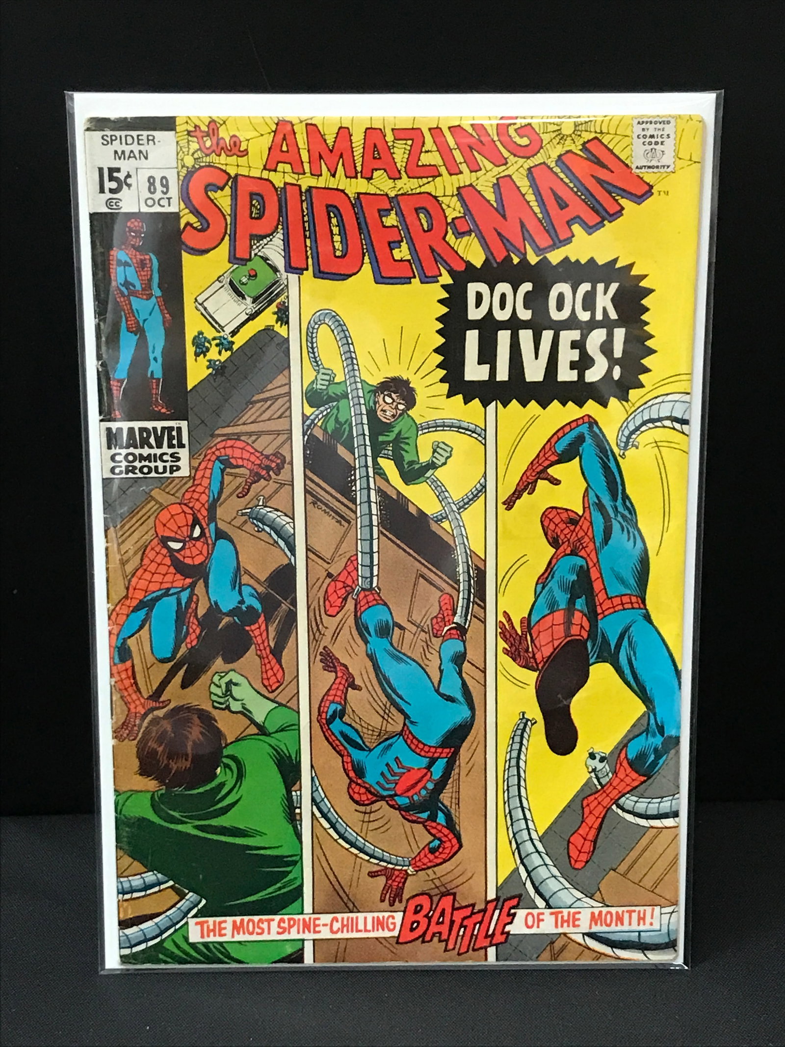 THE AMAZING SPIDERMAN #89 - MARVEL COMICS (1 of 1)