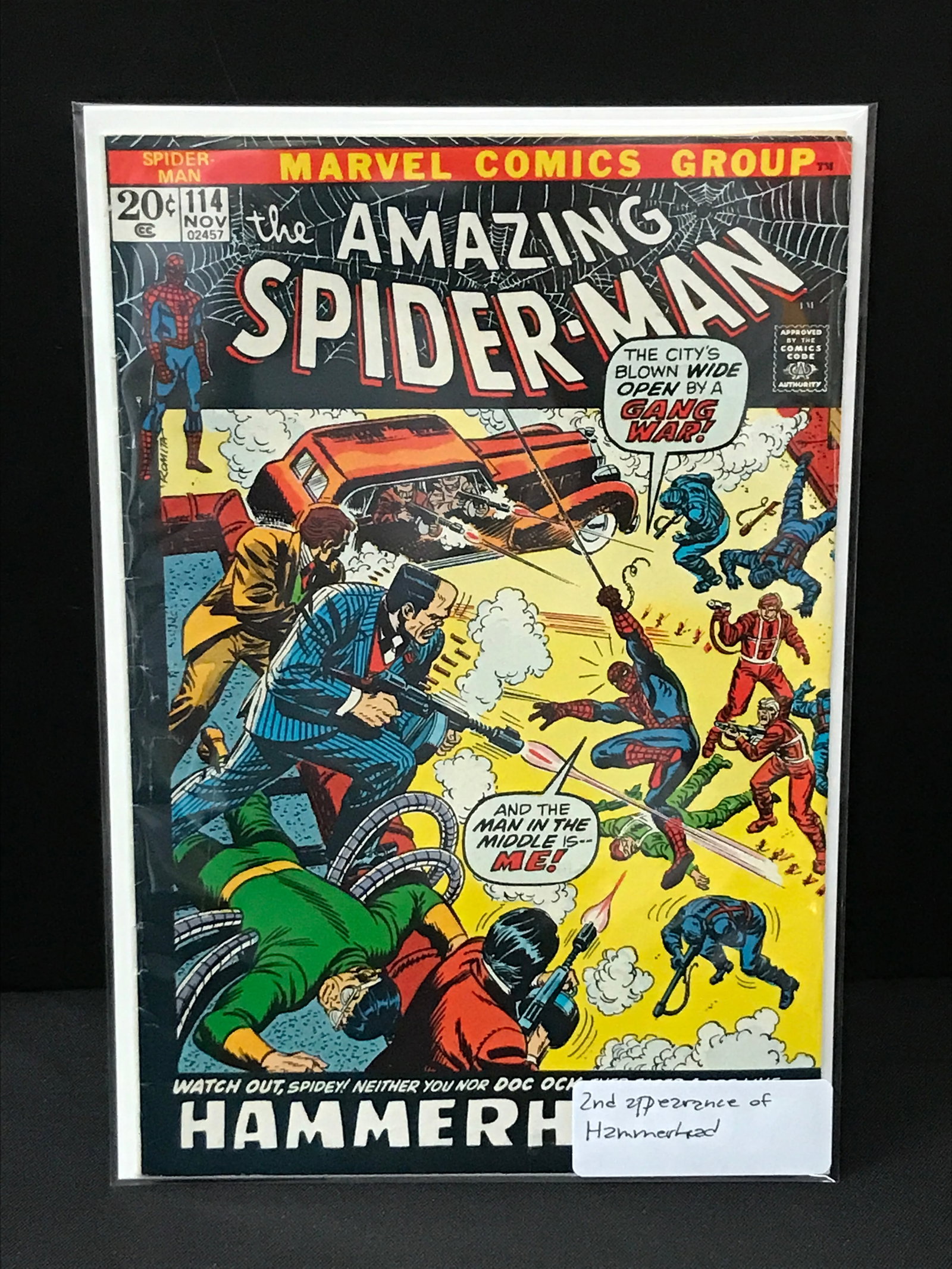 THE AMAZING SPIDERMAN #114 2ND APP HAMMERHEAD - MARVEL COMICS (1 of 1)