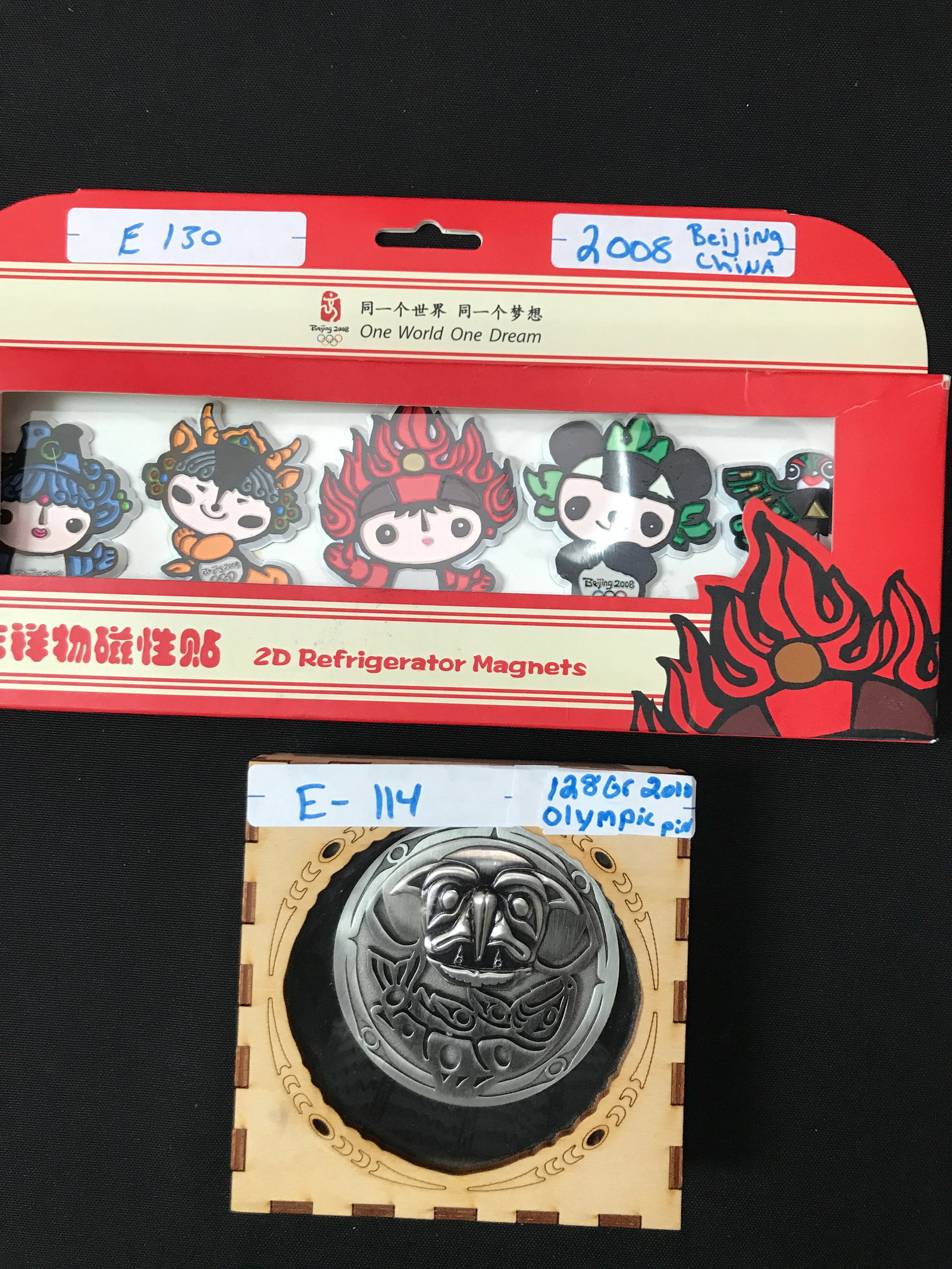 2008 BEJING CHINA 2D REFRIGERATOR MAGNETS IN ORIGINAL PACKAGING (1 of 1)