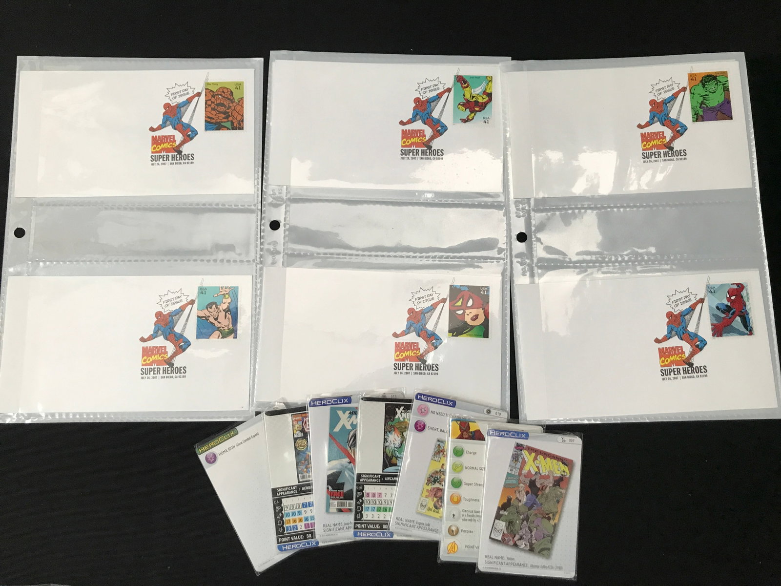 MARVEL SUPER HEROES STAMP COLLECTION (1 of 1)