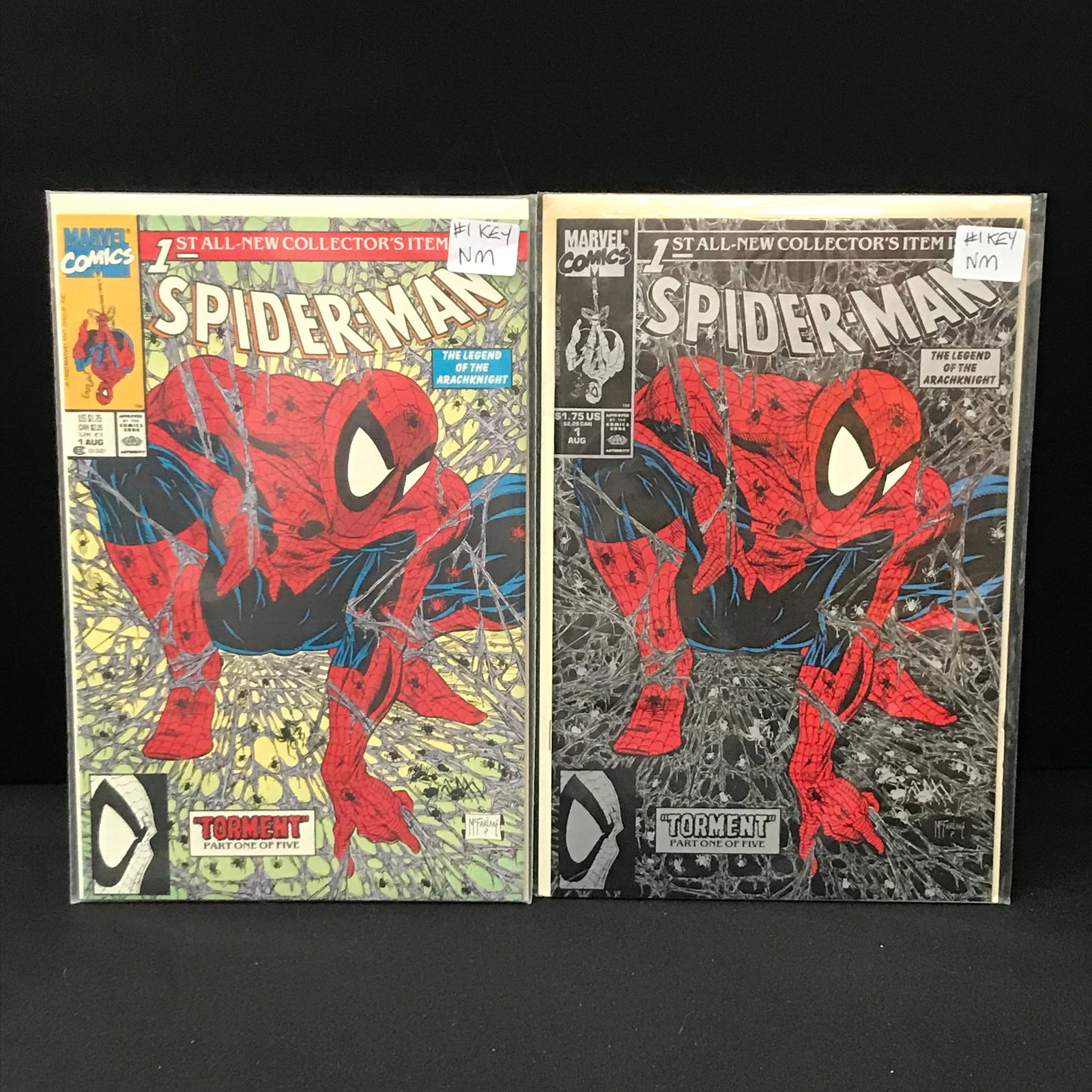 LOT OF 2 X #1 SPIDERMAN COMICS - MARVEL COMICS (1 of 1)