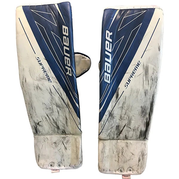 FREDERIK ANDERSON GAME USEF TORONTO MAPLE LEAFS GOALIE PADS (MLSE COA) (1 of 5)