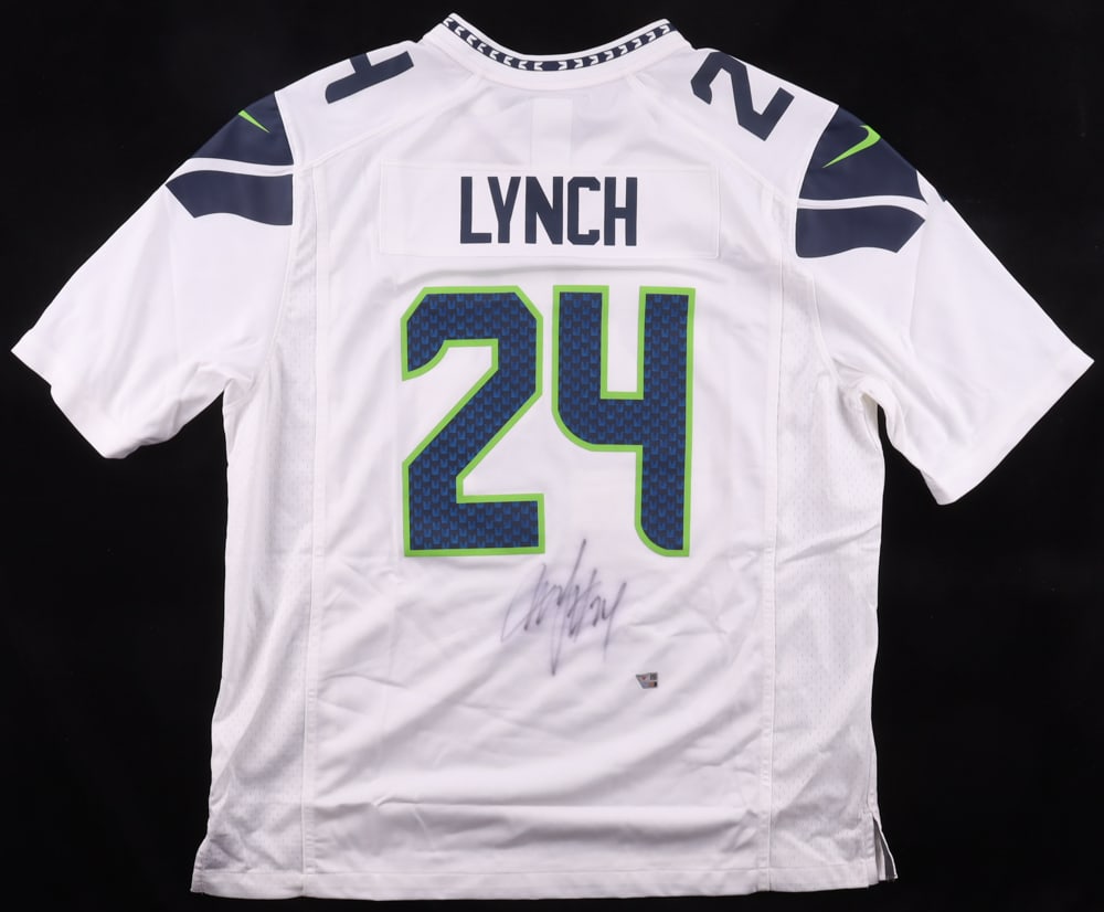MARSHAWN LYNCH SIGNED SEATTLE SEAHAWKS SIGNED JERSEY - FANATICS COA (1 of 3)